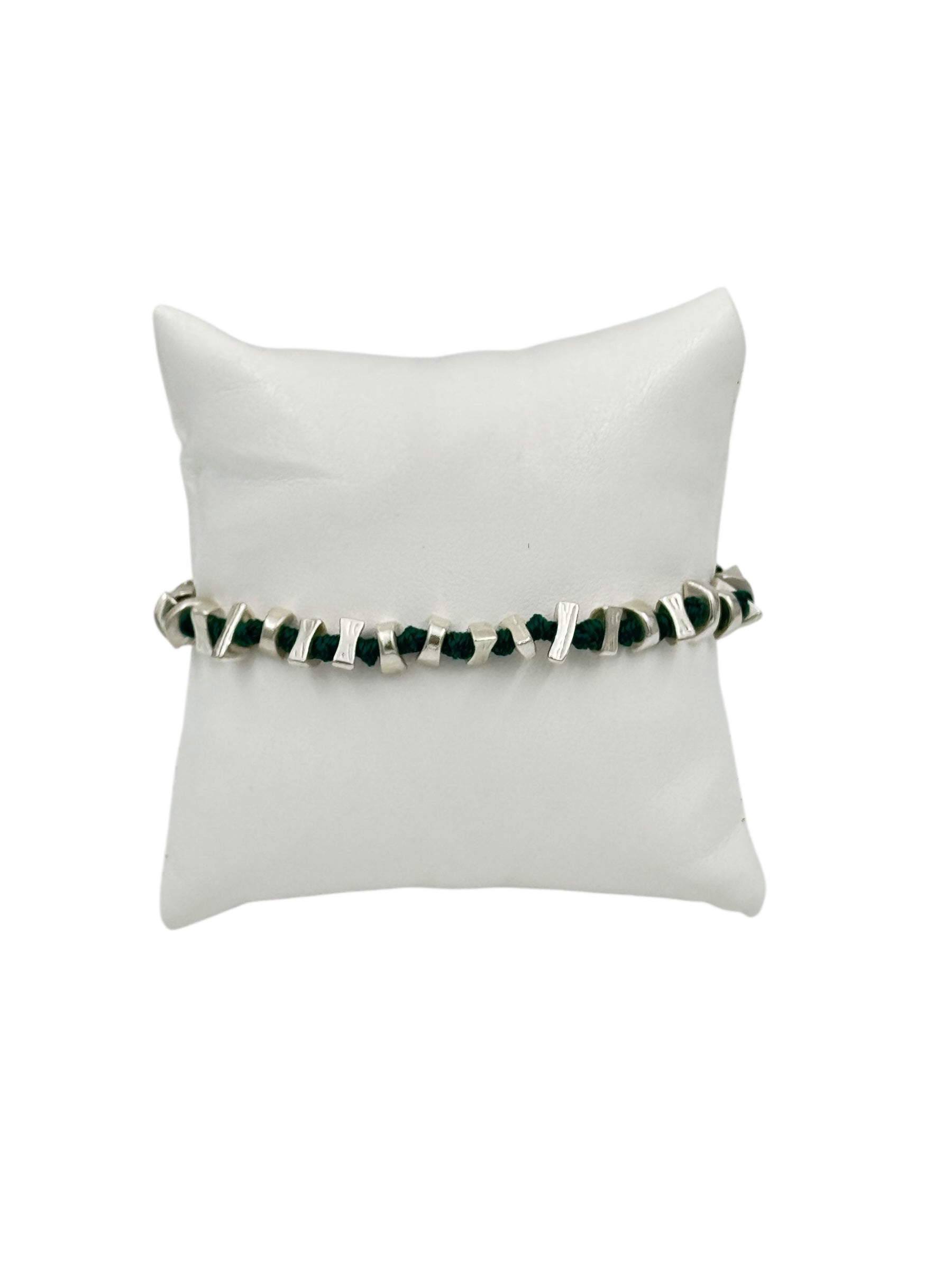 Bracciale Spadarella in argento spina, colore verde gucci - SPBR14-verde gucci