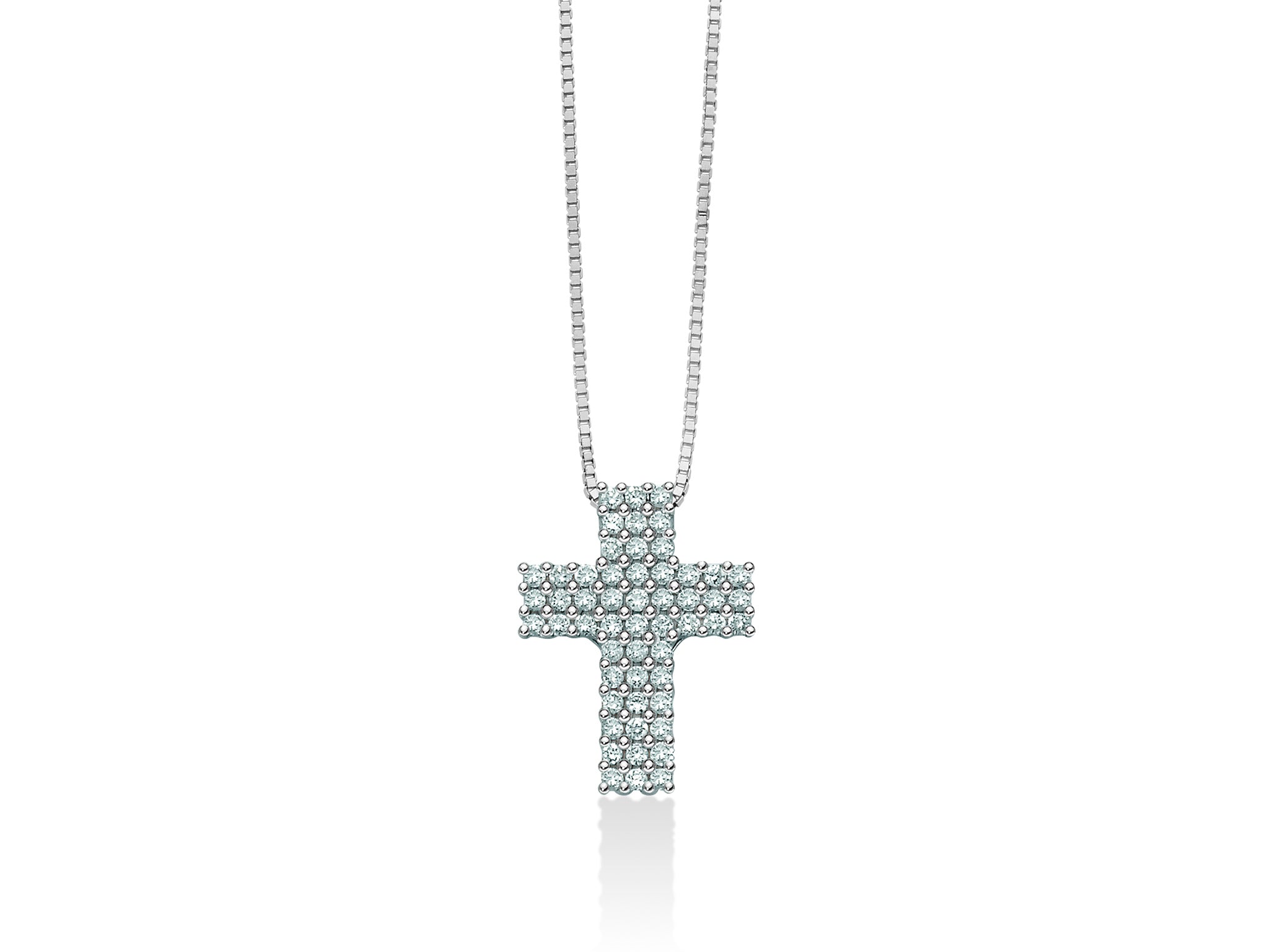 Miluna Diamantkreuz-Halskette – CLD3972