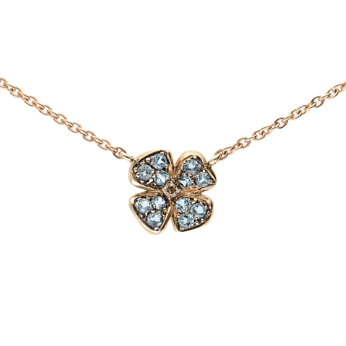 Kleine mittelalterliche Jujube-Goldkette - CO724-Azz
