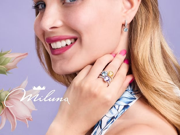 Collana Miluna IN ARGENTO E TOPAZIO AZZURRO NATURALE, Limited Edition - CLD5108