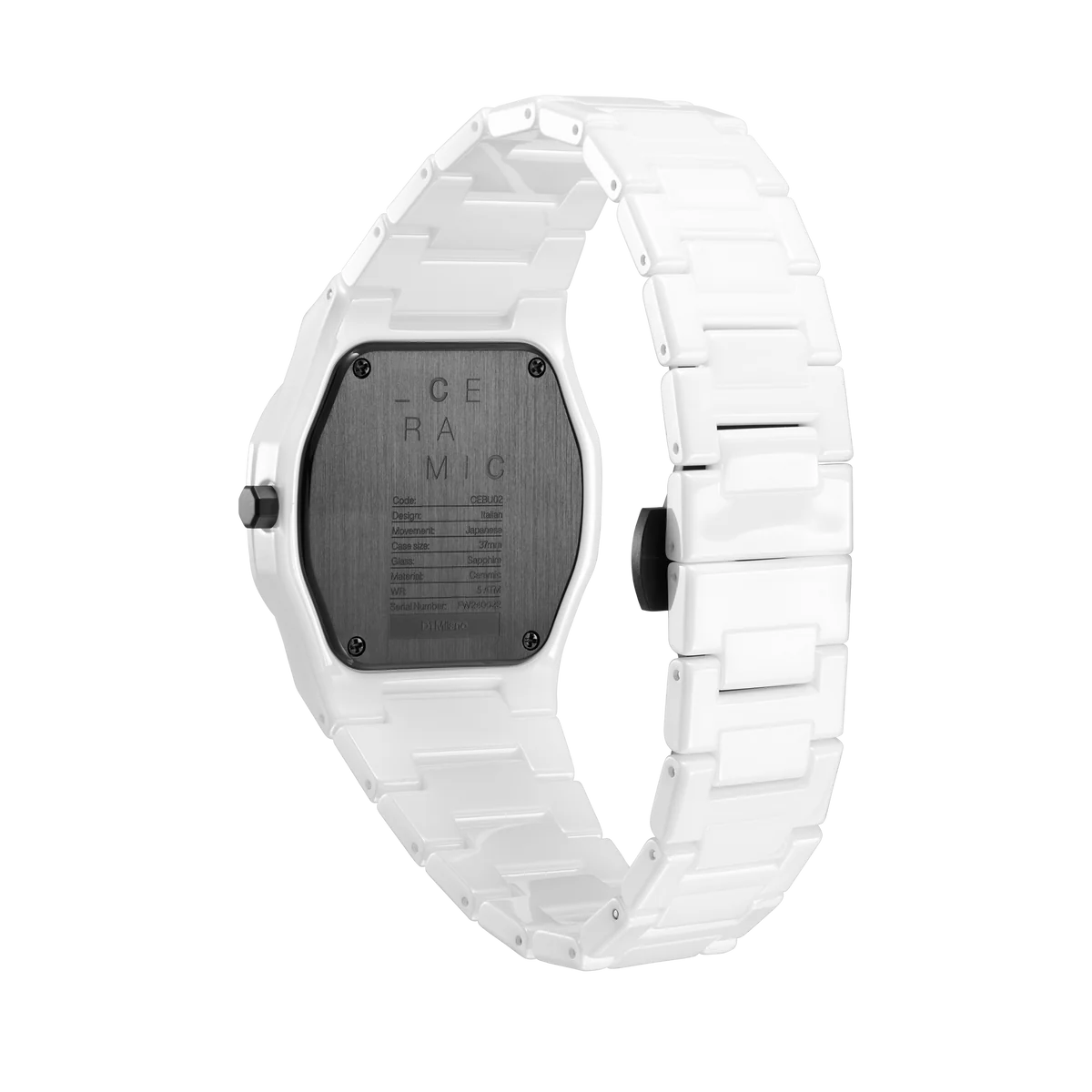 D1 MILANO Pure White
Ceramica 37 mm - D1-CEBU02