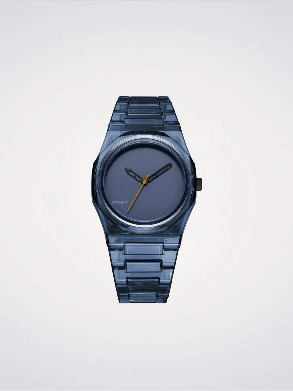 D1 MILANO, BLU TRASPARENTE, Unisex, Nylon Collection, 39 mm - D1-NYBJ05