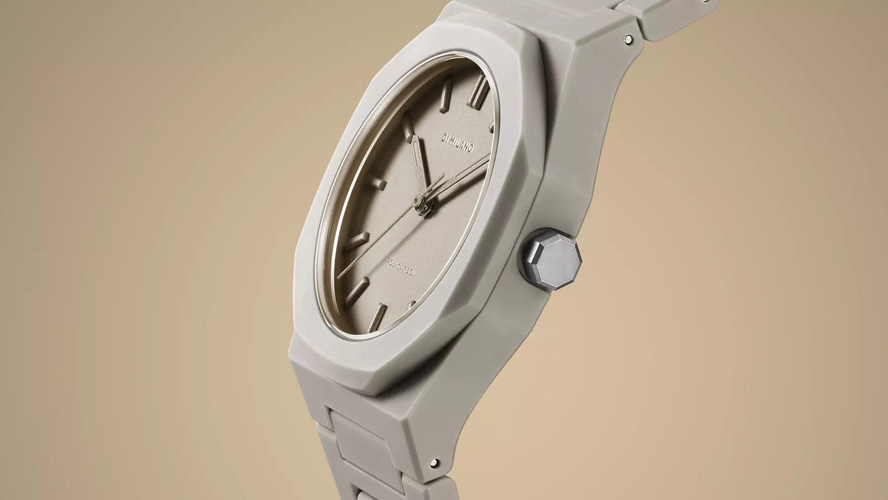 D1 MILANO Ecru Polycarbon 37 mm - D1-PCBU06