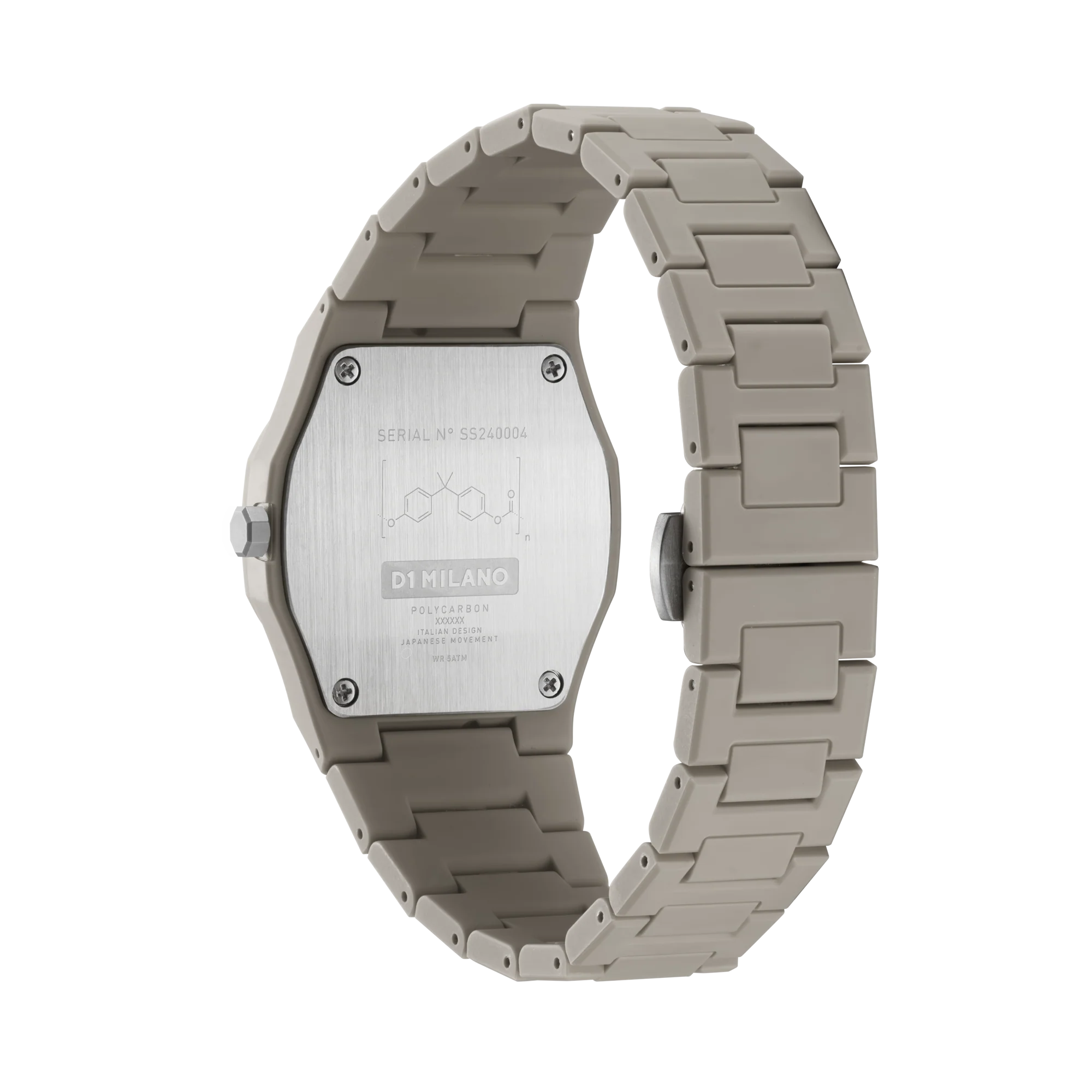 D1 MILANO Ecru Polycarbon 37 mm - D1-PCBU06