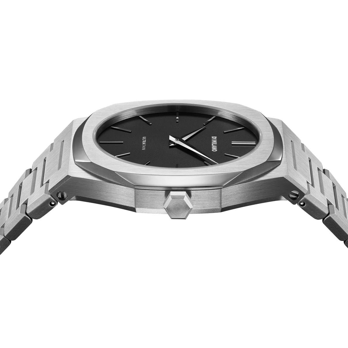 D1 MILANO Re, QUADRANTE NERO OPACO, Ultra Thin Bracelet 40 mm - D1-UTBJ40