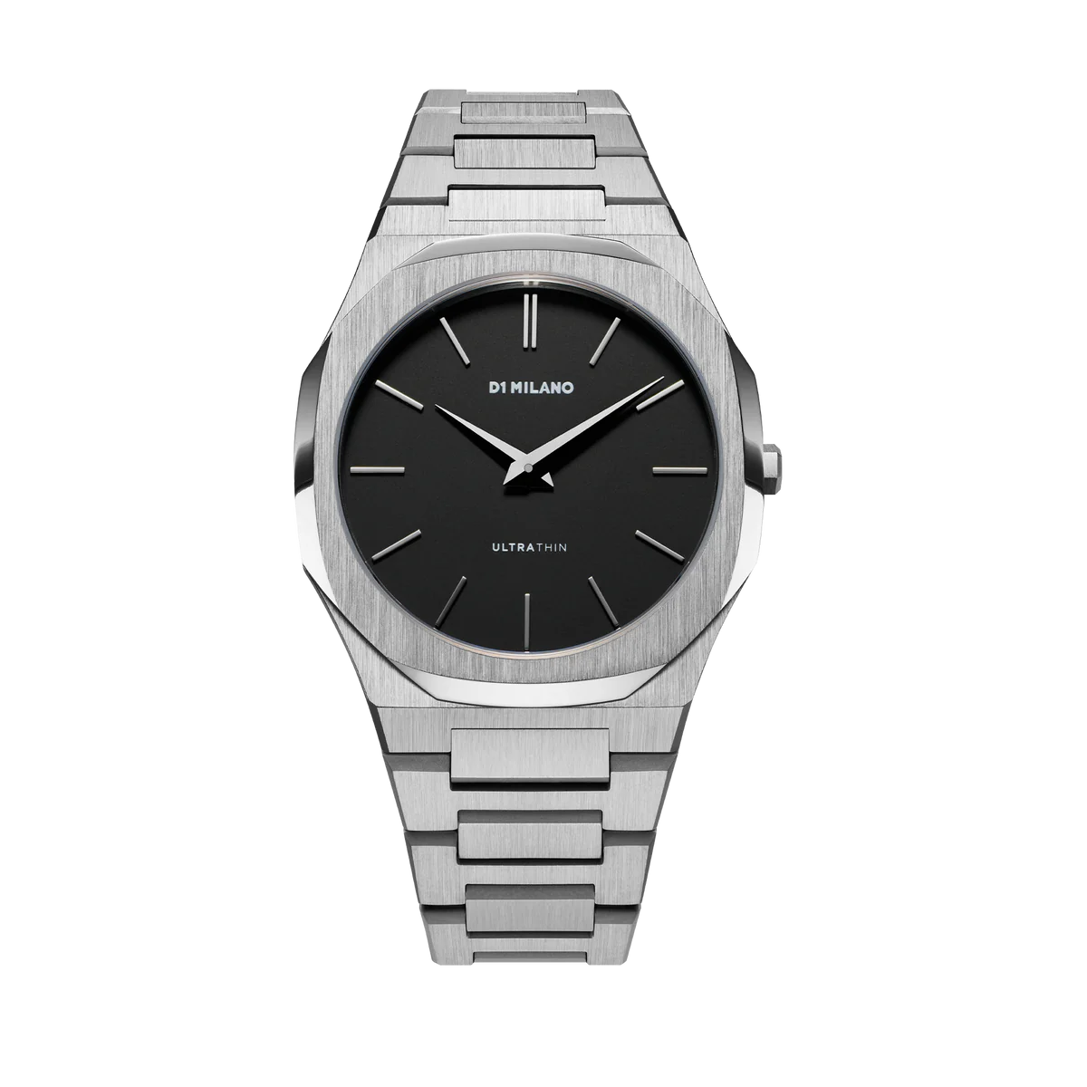 D1 MILANO Re, QUADRANTE NERO OPACO, Ultra Thin Bracelet 40 mm - D1-UTBJ40