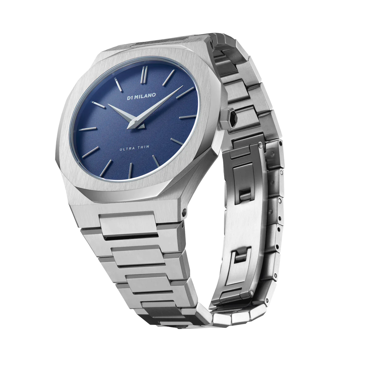 D1 MILANO, QUADRANTE BLUE Ocean, Ultra Thin Bracelet 38 mm - D1-UTBU01