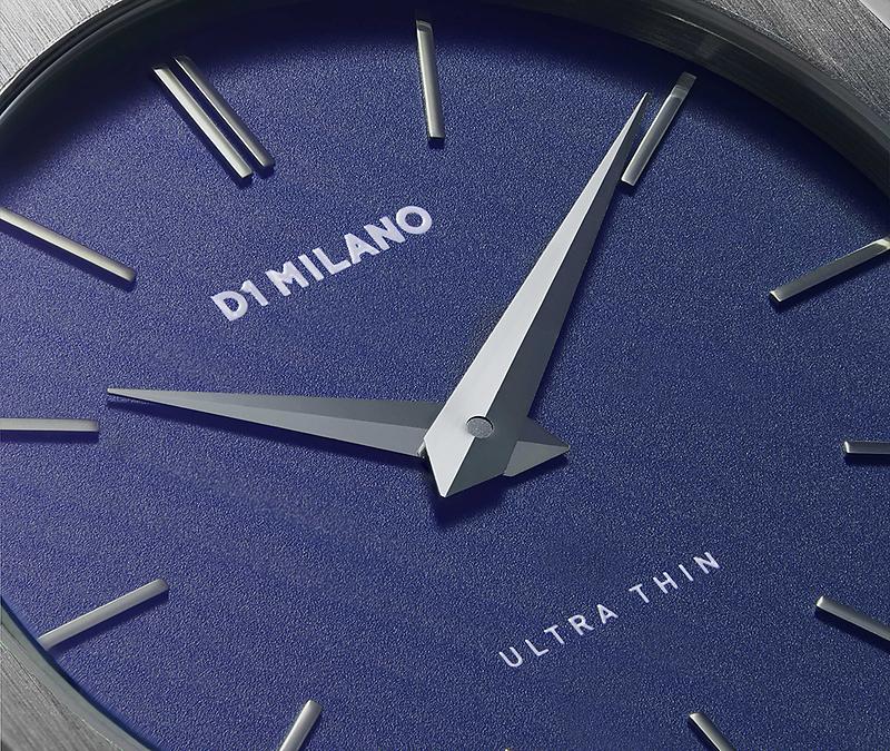 D1 MILANO, QUADRANTE BLUE Ocean, Ultra Thin Bracelet 38 mm - D1-UTBU01