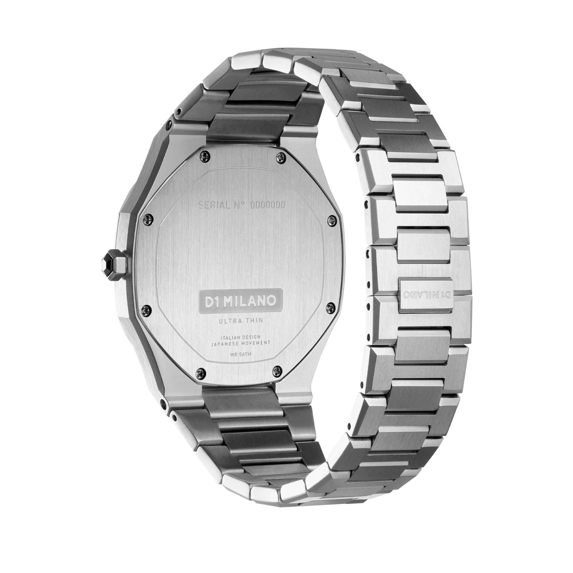 D1 MILANO, QUADRANTE BLUE Ocean, Ultra Thin Bracelet 38 mm - D1-UTBU01