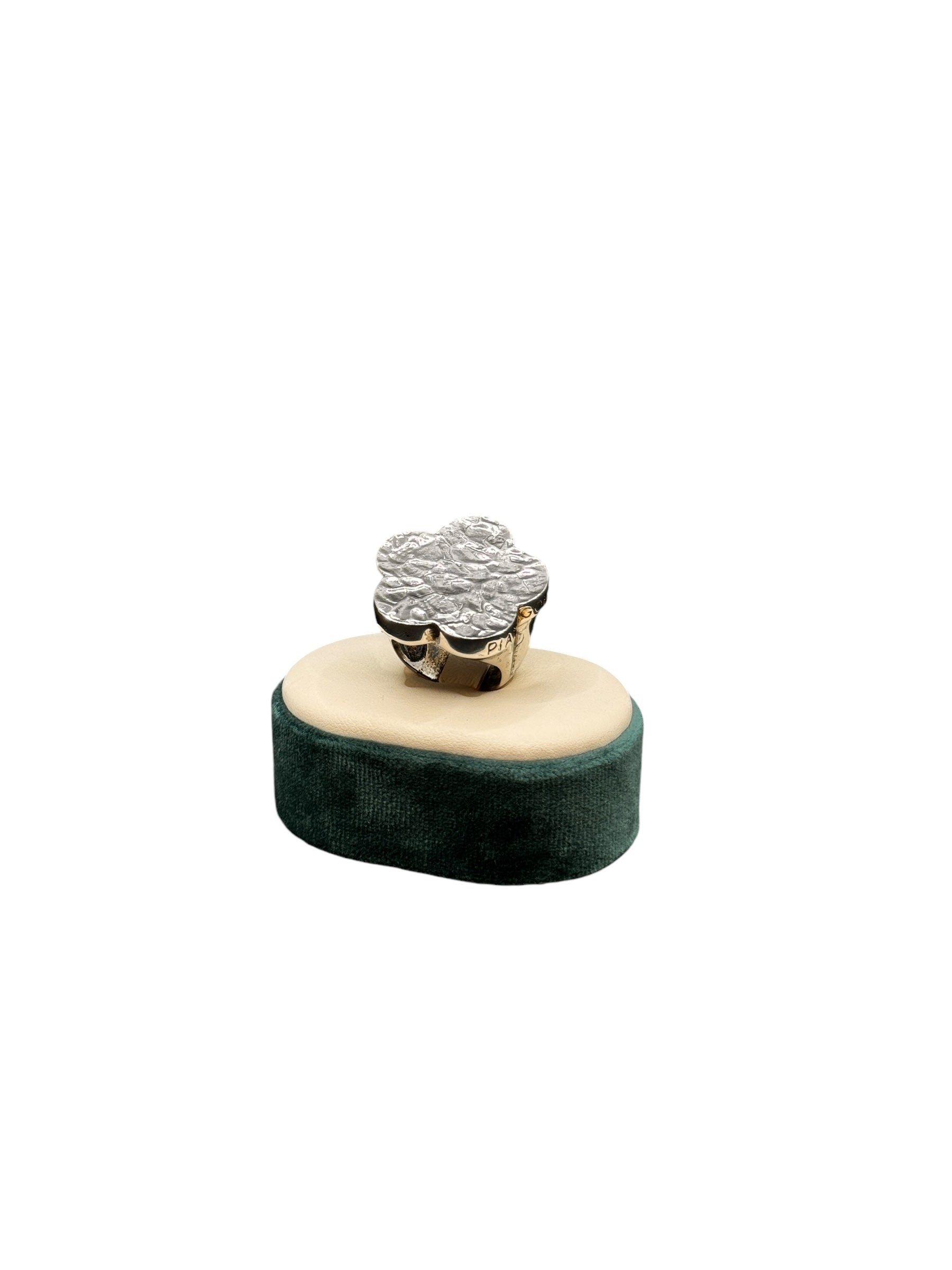 Pianegonda women's silver ring, VERITAS collection, with hammered effect - AA010143