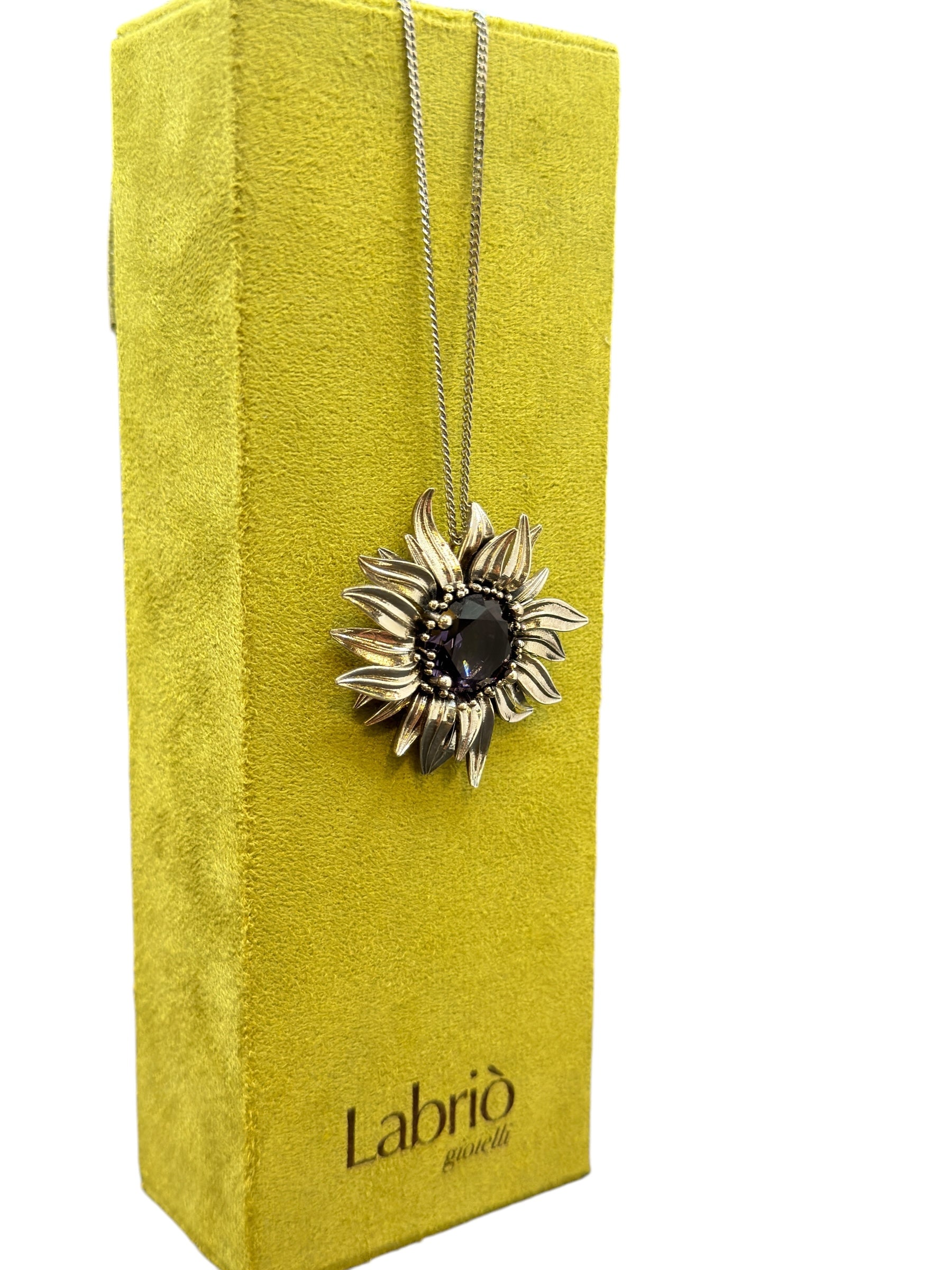 LABRIOLA MARGHERITA SILBERKETTE MIT LILA QUARZ UND AMETHYST - 2220