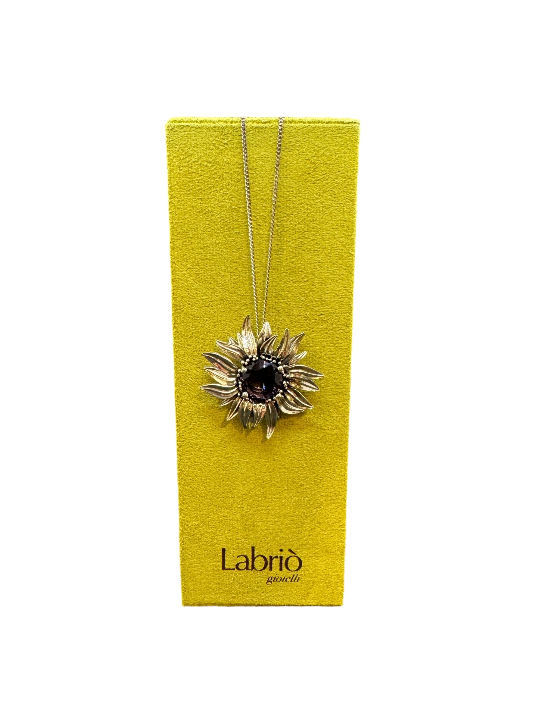 LABRIOLA MARGHERITA SILBERKETTE MIT LILA QUARZ UND AMETHYST - 2220