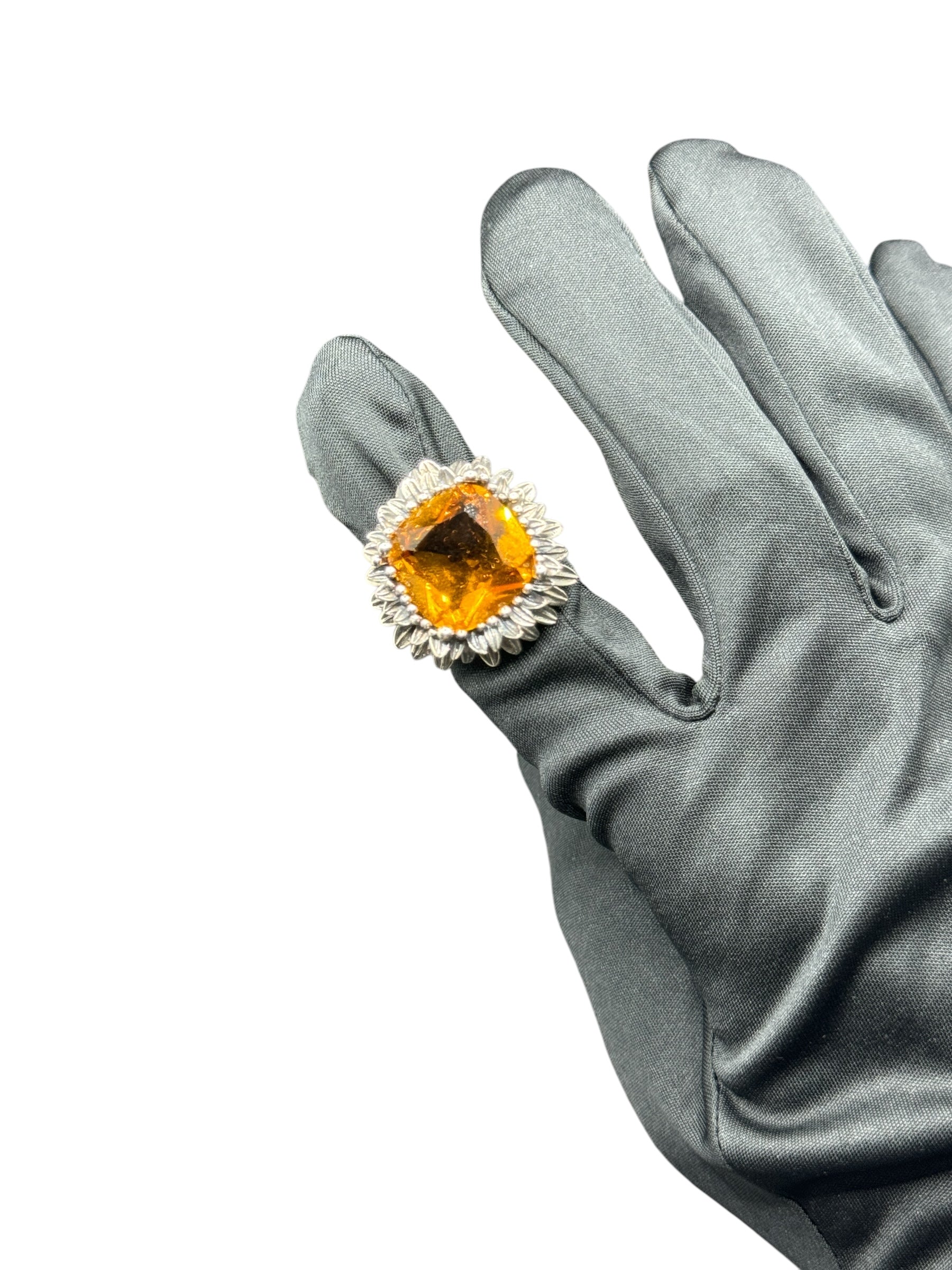 Labriola Silberring mit gelbem Citrinquarz – 2221