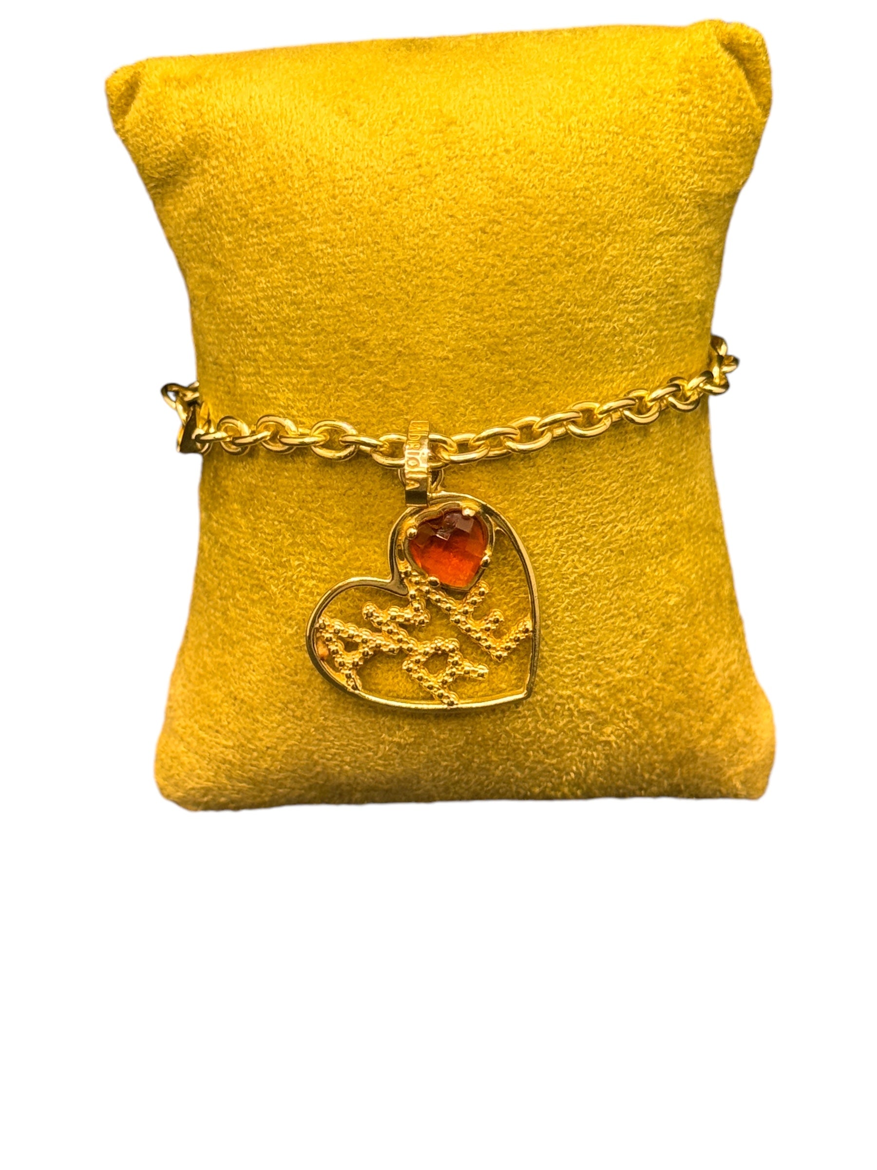 Labriola Armband aus vergoldetem Silber mit LOVE-Anhänger - AG1025/G