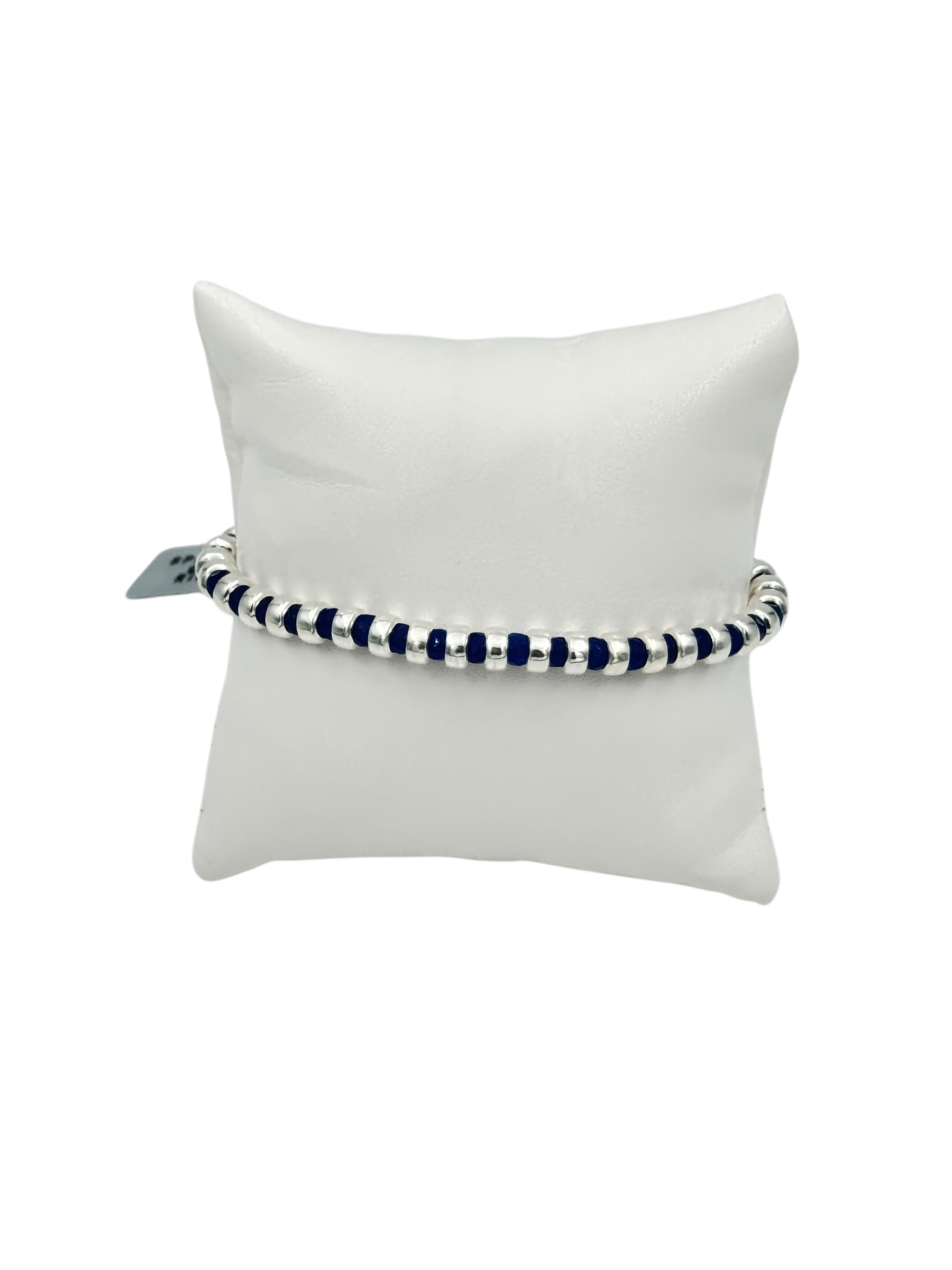 Bracciale Spadarella in argento con pietre naturali blu - SPBR508-blu