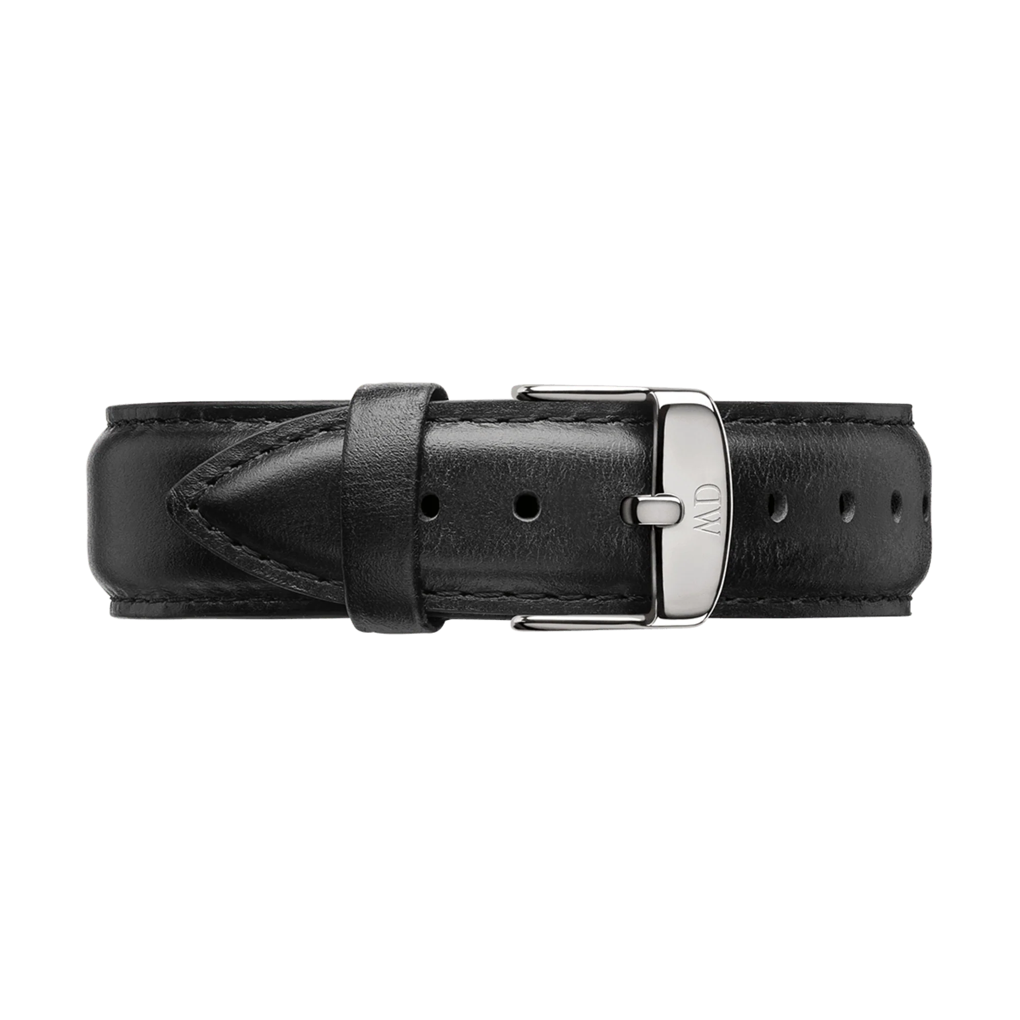 Orologio Daniel Wellington Classic Sheffield Silver, cinturino di pelle nero e quadrante bianco, 40mm - DW00100020