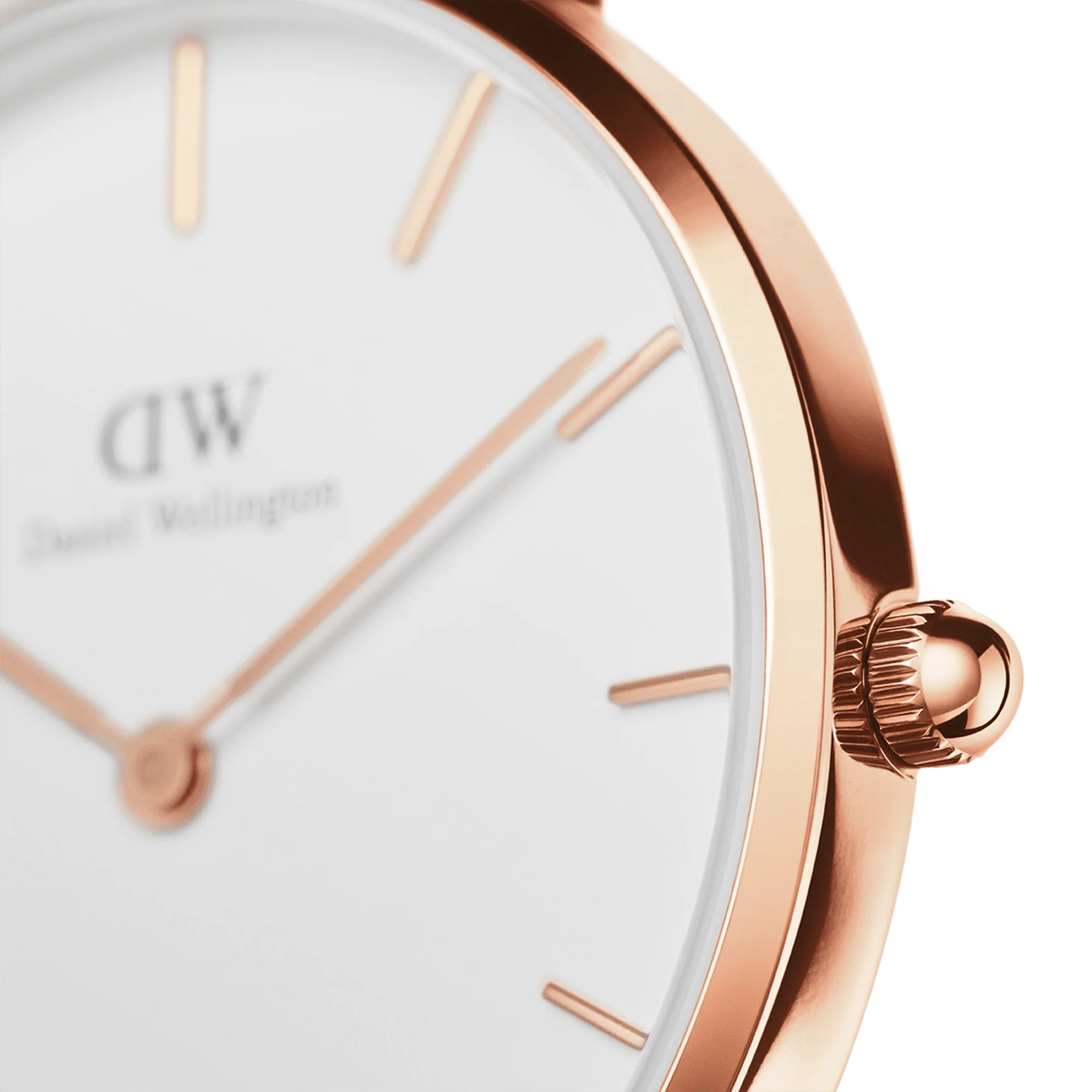 Orologio Daniel Wellington Petite Melrose, cinturino color oro rosa e quadrante bianco, 32mm - DW00100163