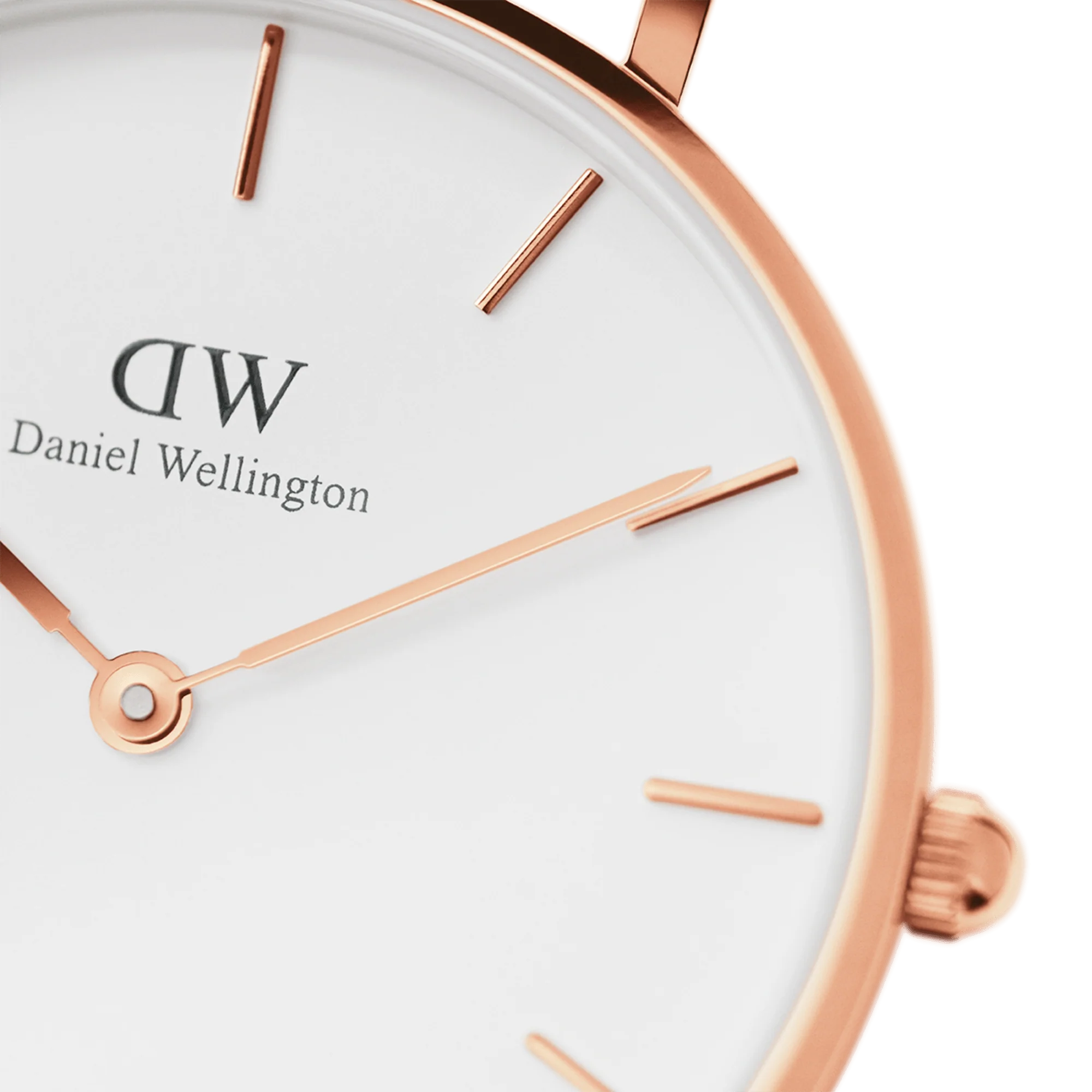 Orologio Daniel Wellington Petite Melrose, cinturino color oro rosa e quadrante bianco, 32mm - DW00100163