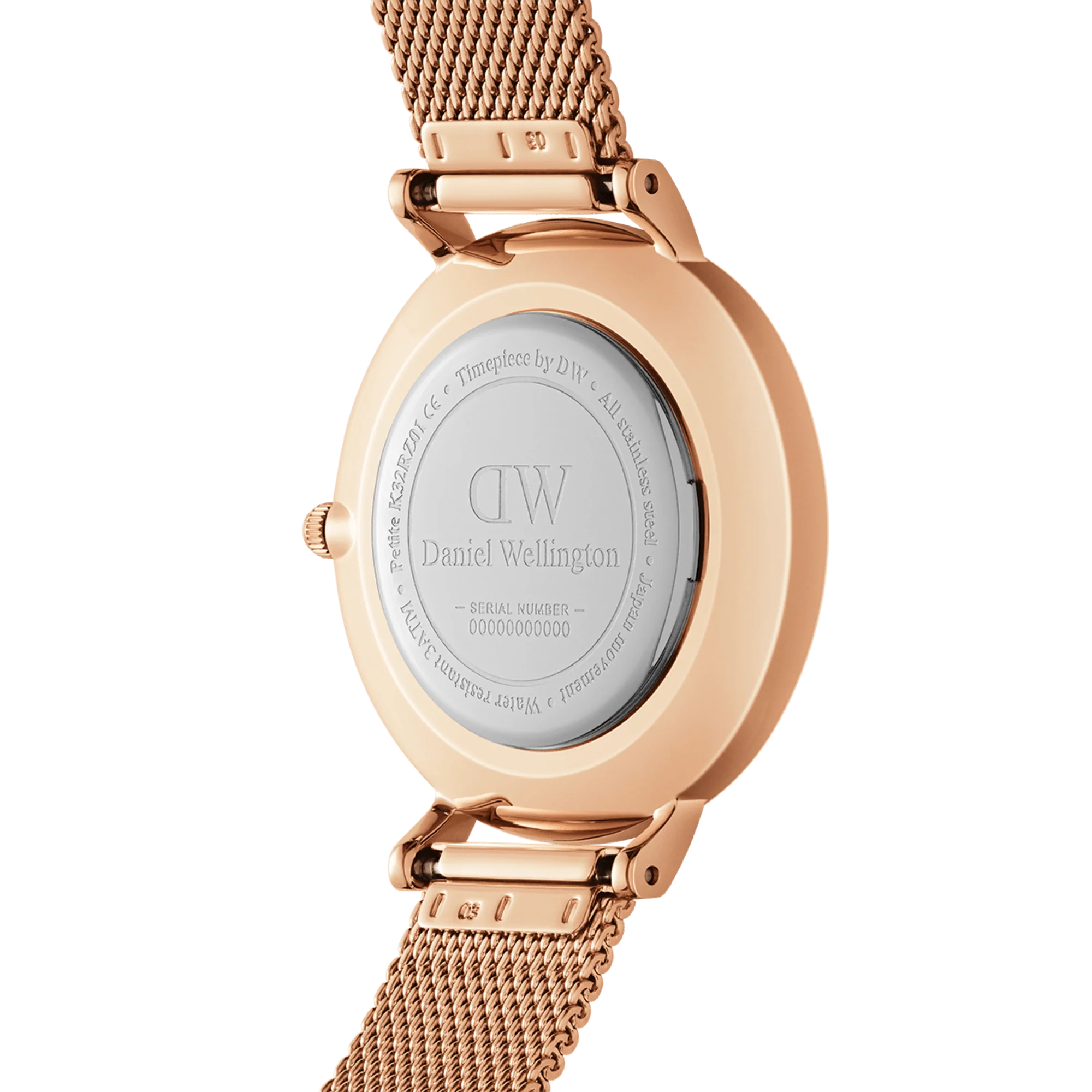 Orologio Daniel Wellington Petite Melrose, cinturino color oro rosa e quadrante bianco, 32mm - DW00100163