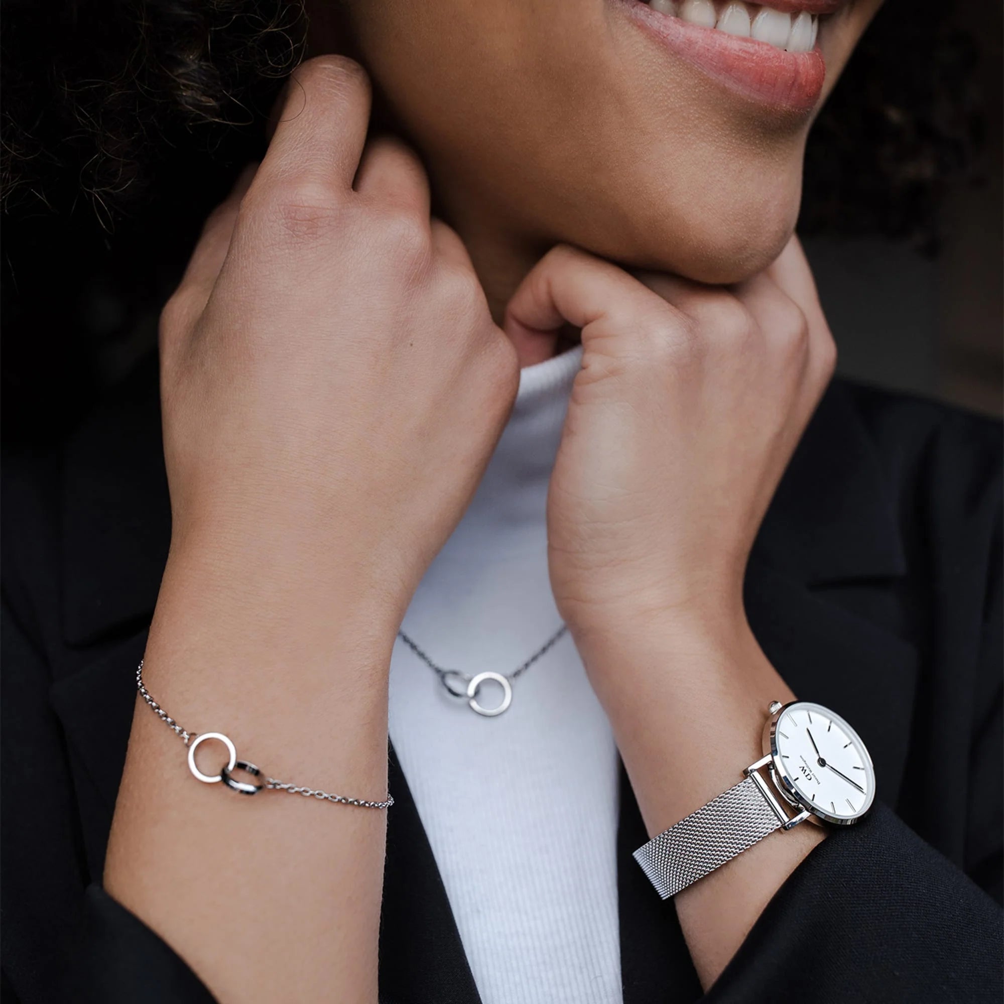 Orologio Daniel Wellington Petite Sterling, quadrante bianco, 32mm - DW00100164