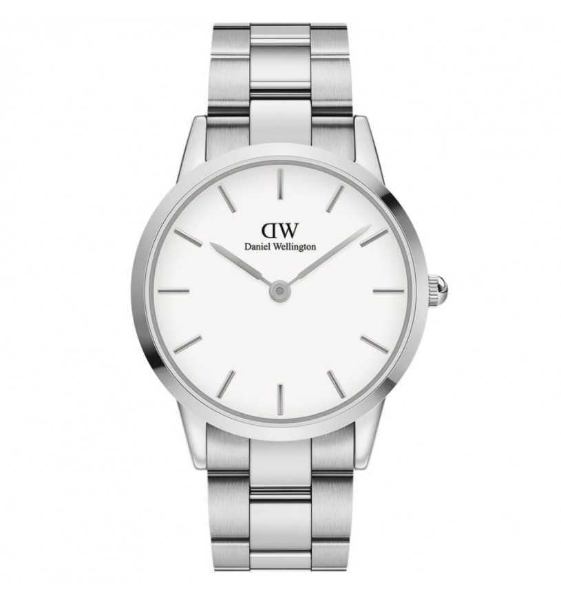 Orologio Daniel Wellington Iconic Link Silver, quadrante bianco, 40MM - DW00100207