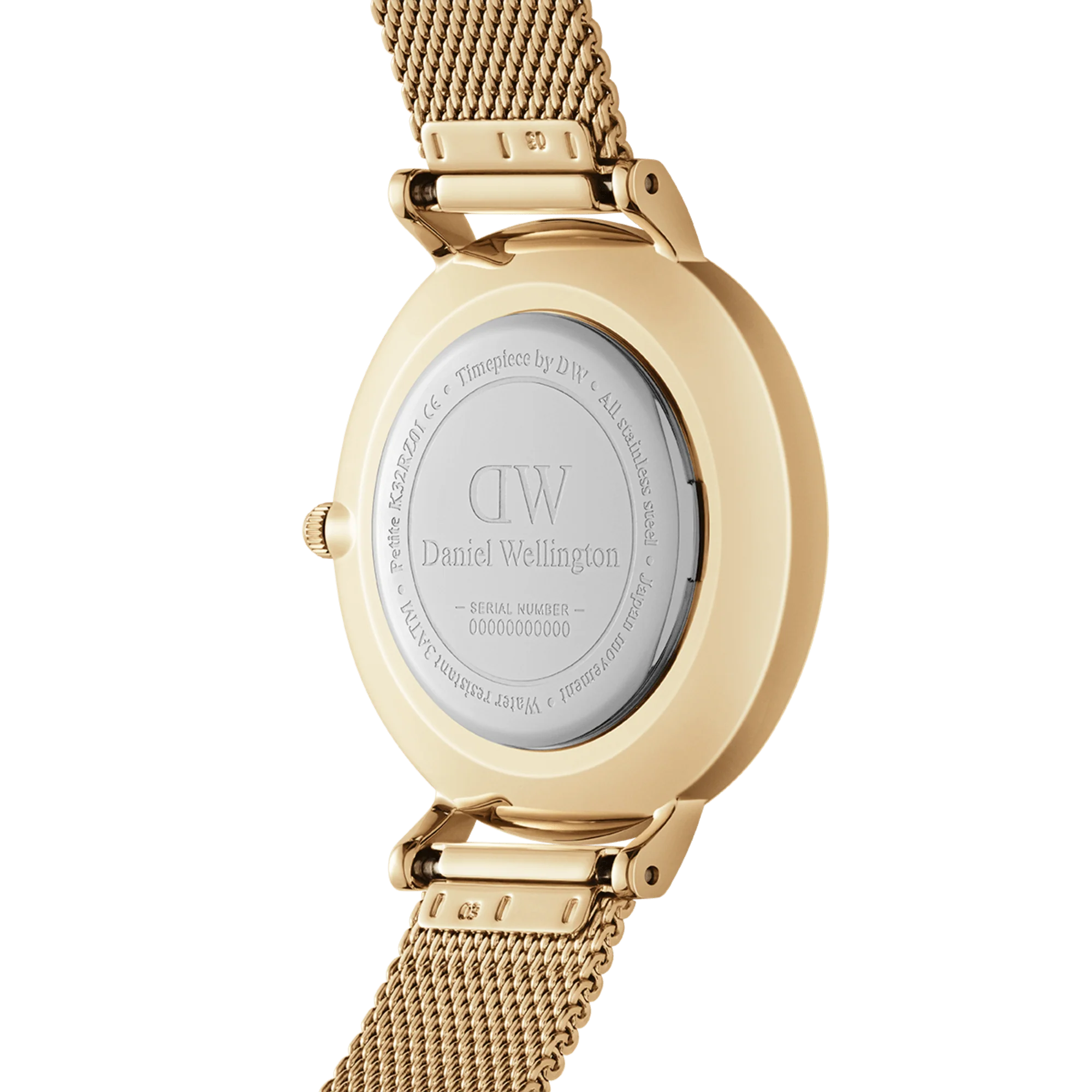 Orologio Daniel Wellington Petite Evergold, cinturino color oro e quadrante bianco, 32mm - DW00100348