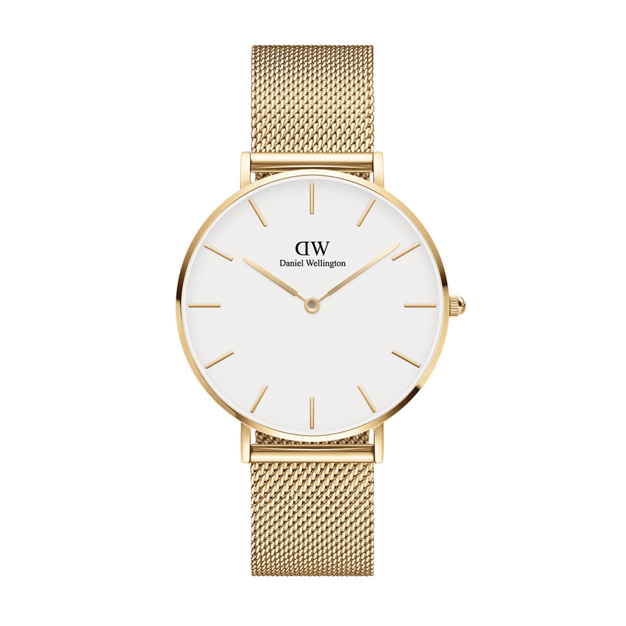 Orologio Daniel Wellington Petite Evergold, cinturino color oro e quadrante bianco, 32mm - DW00100348