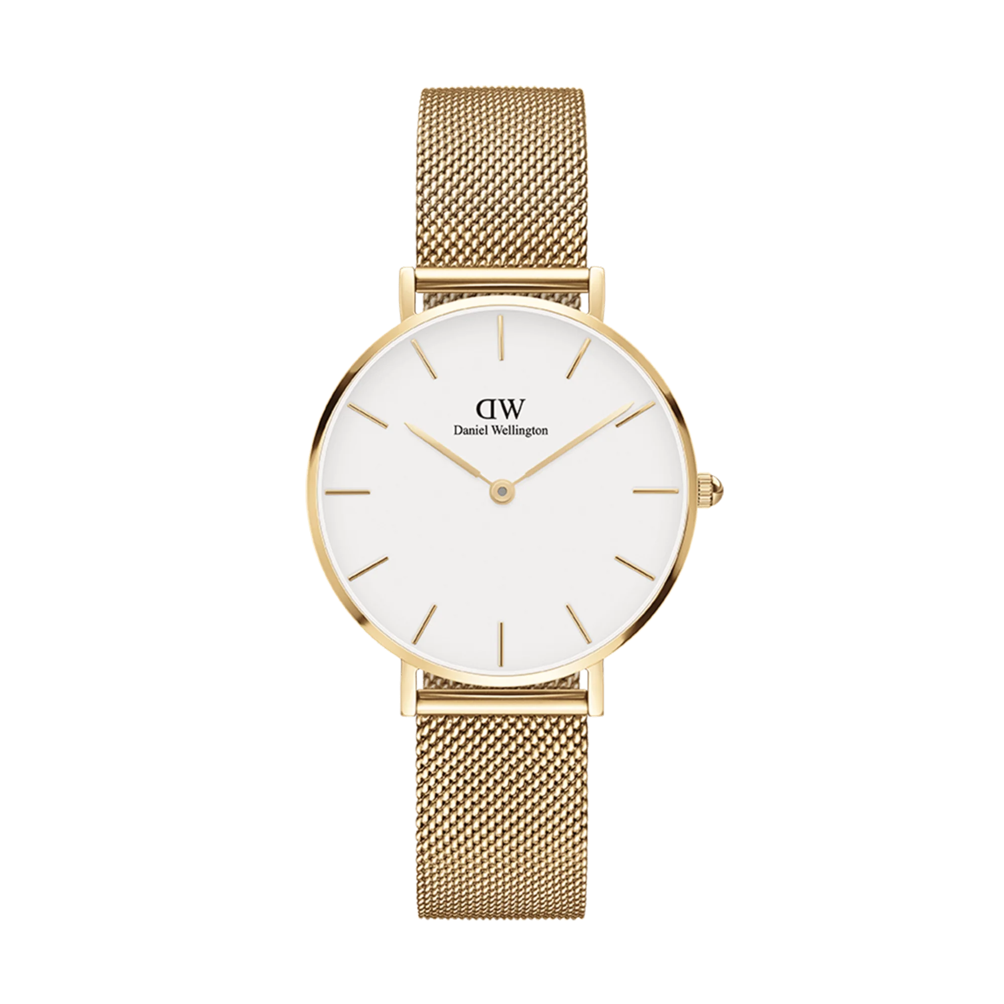 Orologio Daniel Wellington Petite Evergold, cinturino color oro e quadrante bianco, 32mm - DW00100348