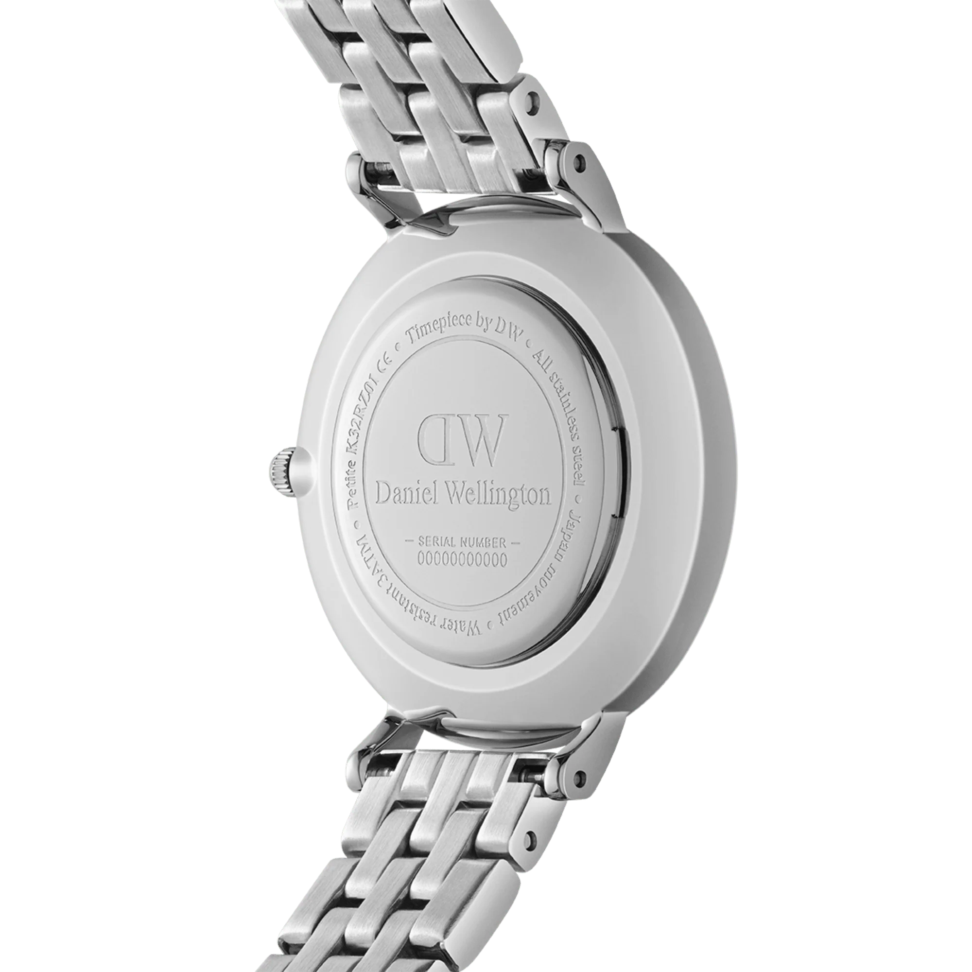 Daniel Wellington Petite Lumine Bezel 5-Link Arctic S Watch, Midnight Blue Dial, 28mm - DW00100664