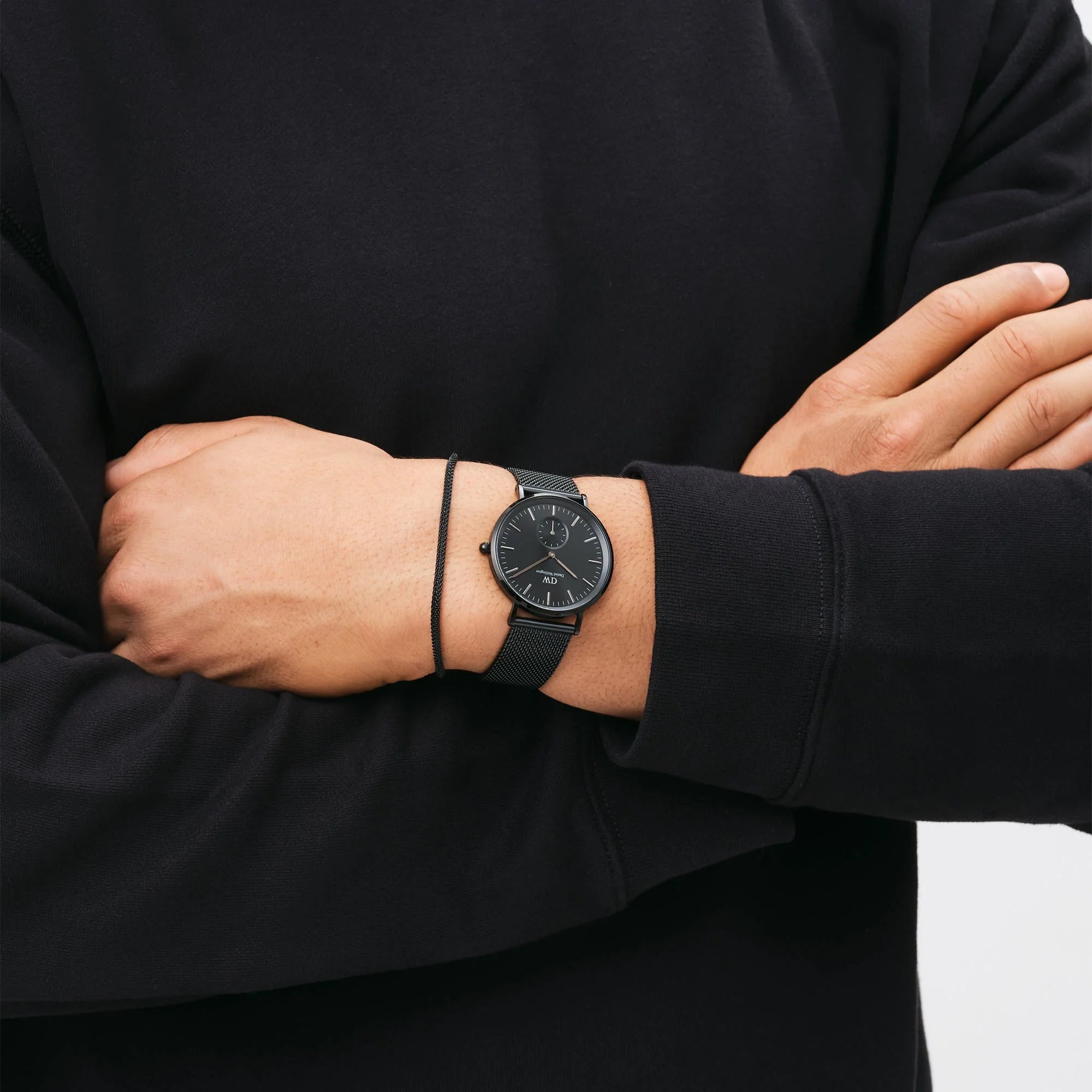 Orologio Daniel Wellington Classic Multi-Eye Ashfield Onyx, total black, 40mm - DW00100714