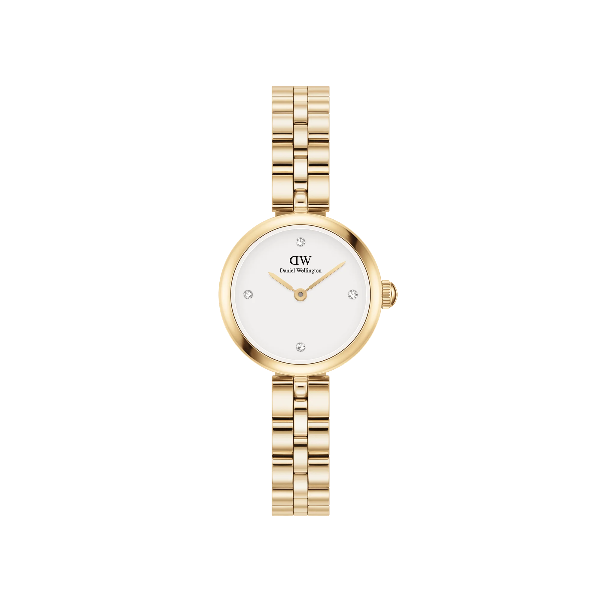Orologio Daniel Wellington Elan Lumine Gold, cinturino in acciaio