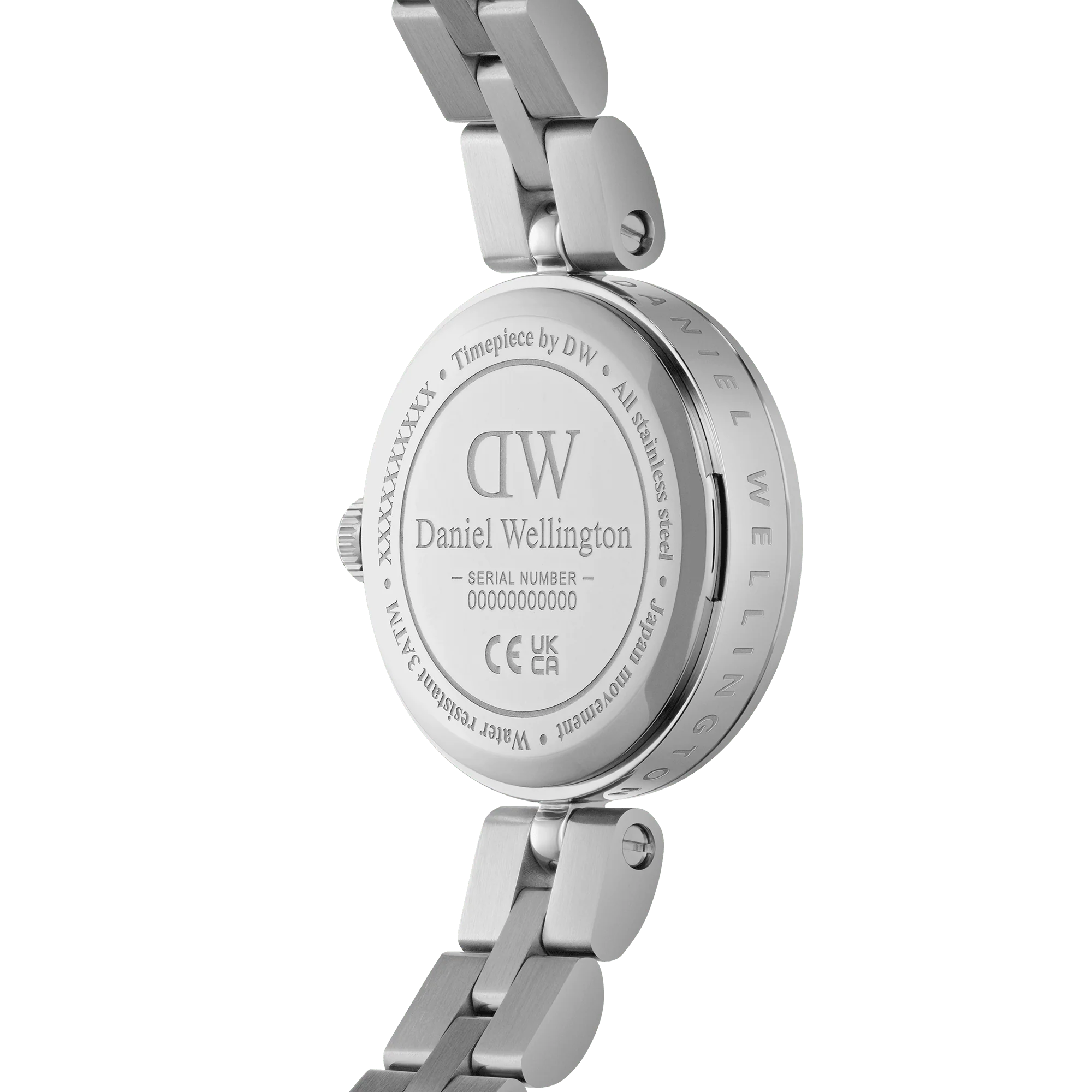 Orologio Daniel Wellington Elan Lumine Silver, cinturino in acciaio e quadrante bianco, 22mm - DW00100716