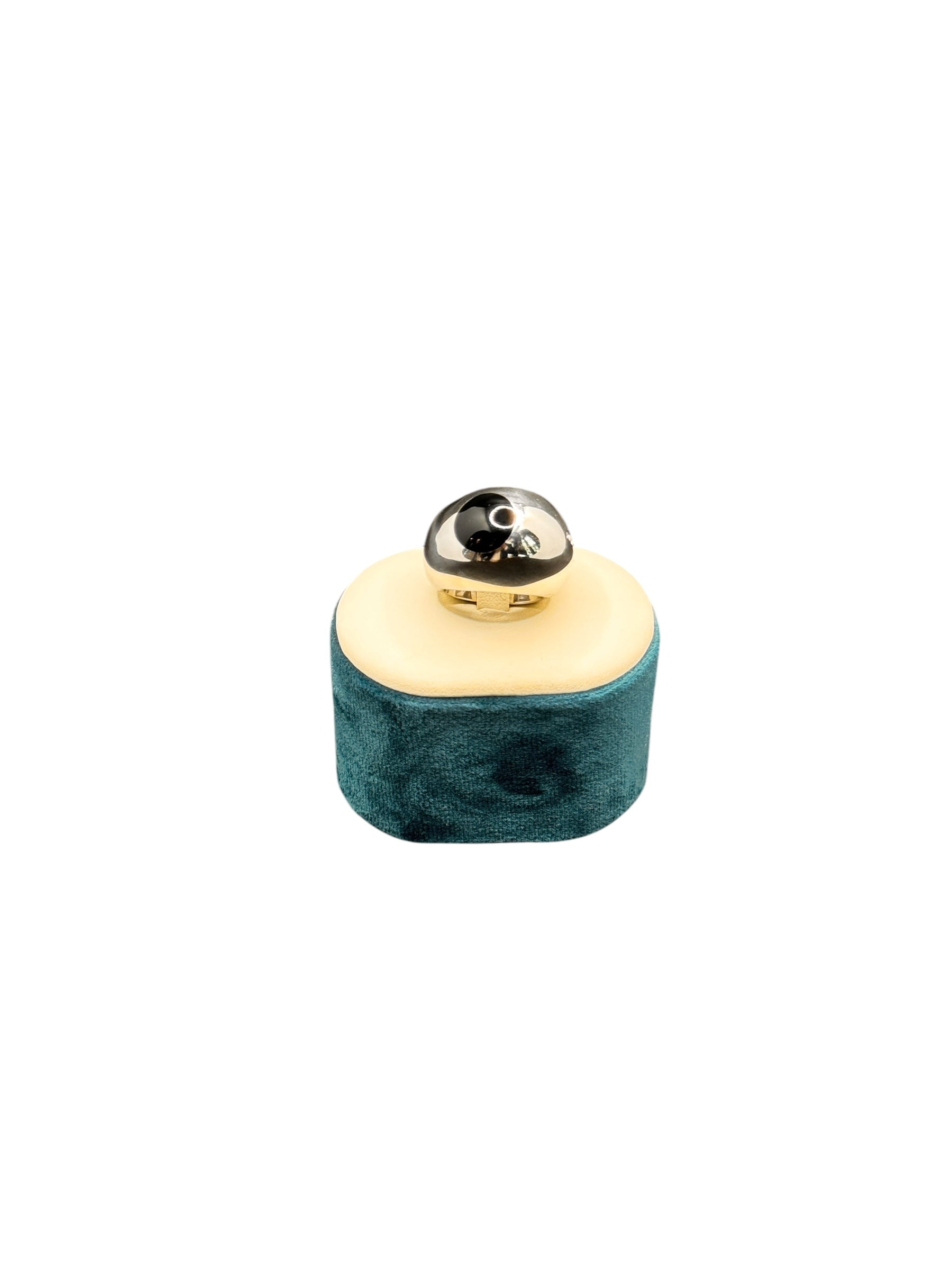 Pianegonda Damen-Bandring aus Silber mit schwarzem Onyx – AA010511