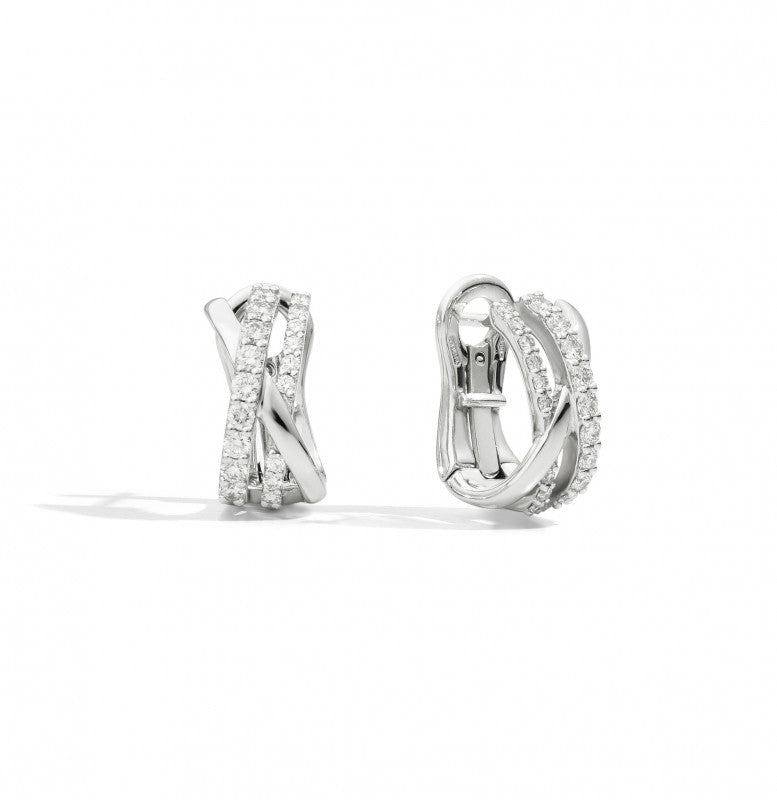 Ohrringe aus Weißgold und Diamanten, Kollektion MELODY, 0,57 ct – E81CM001/056