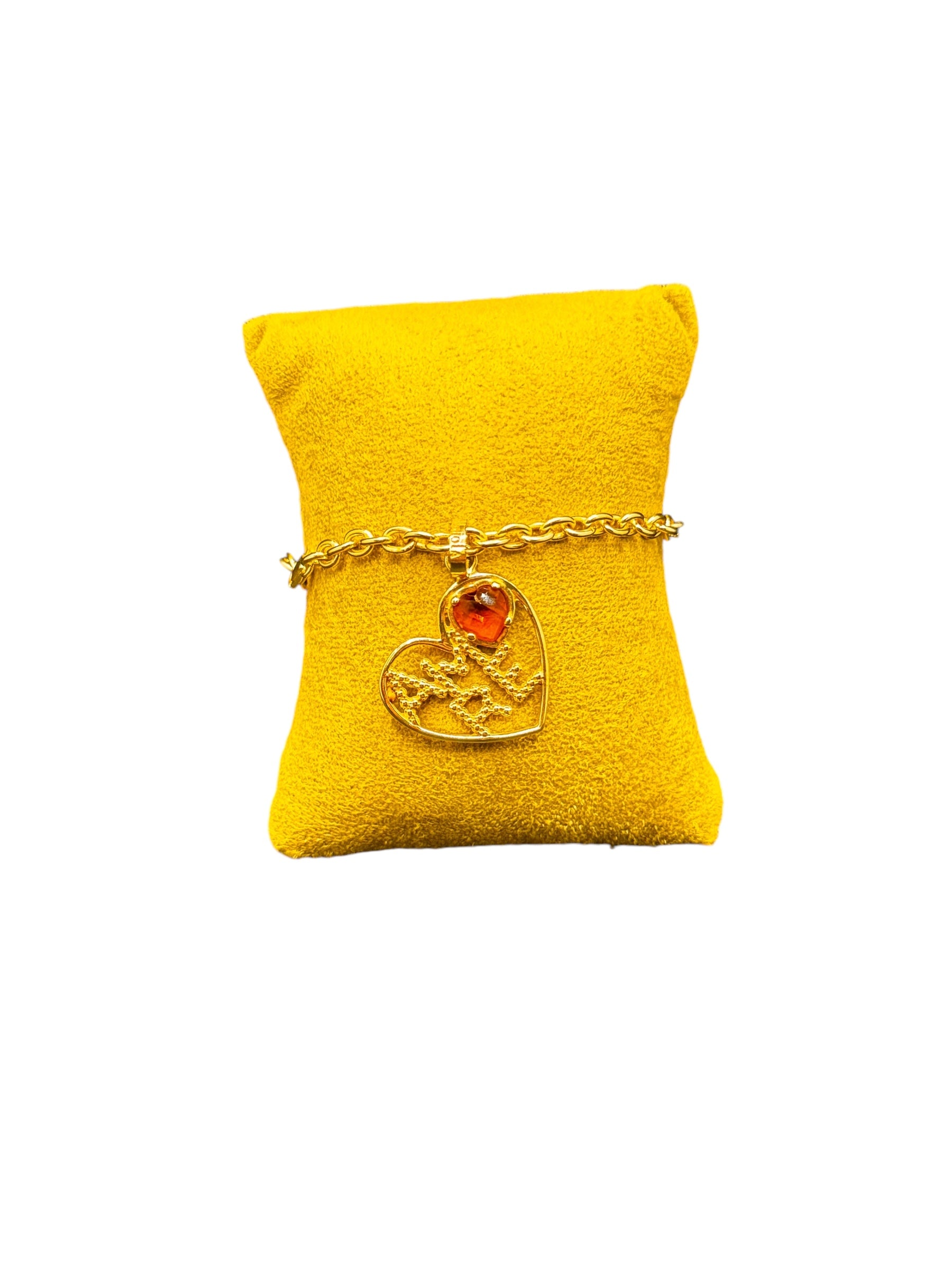 Labriola Armband aus vergoldetem Silber mit LOVE-Anhänger - AG1025/G