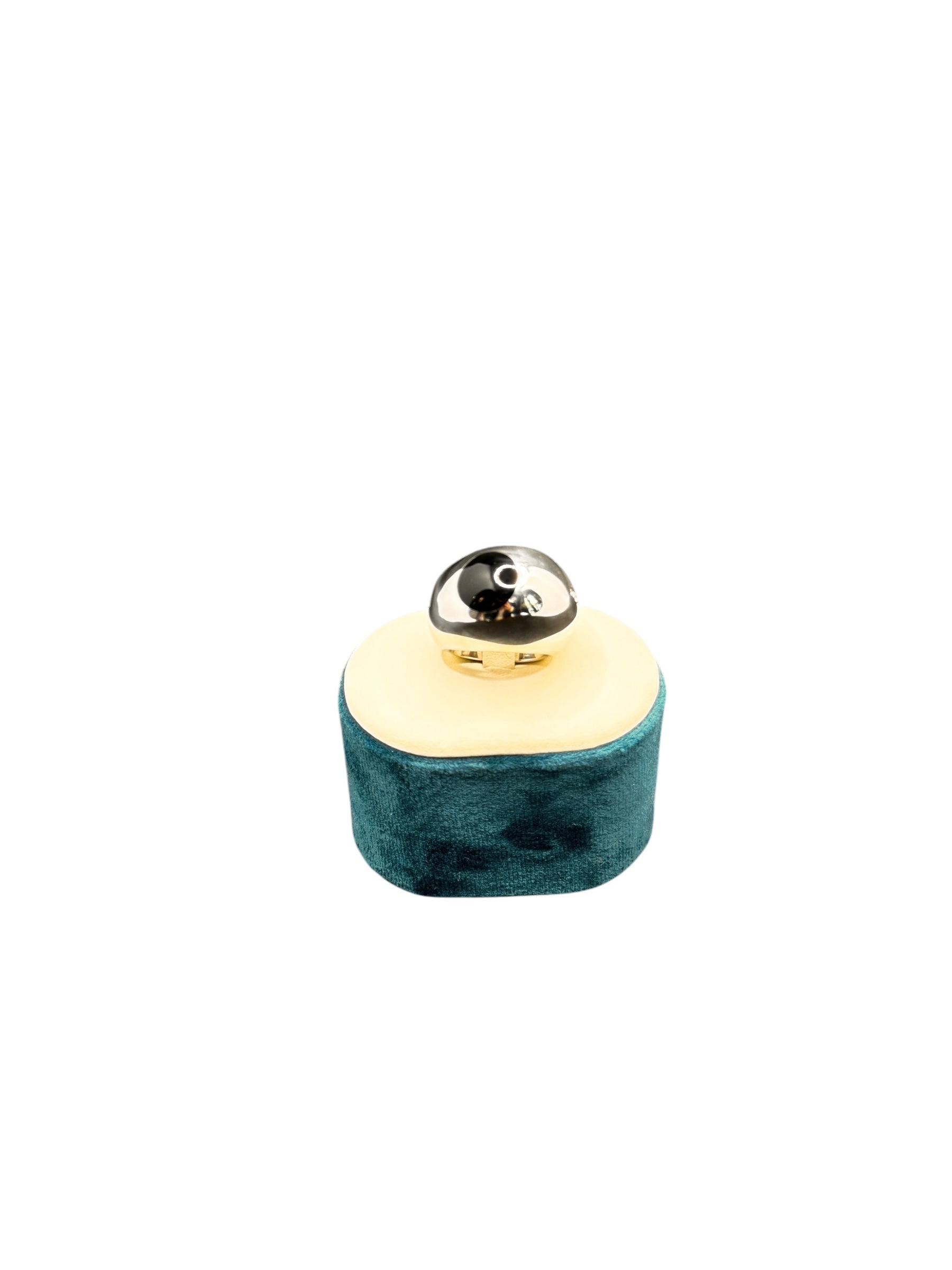 Pianegonda Damen-Bandring aus Silber mit schwarzem Onyx – AA010511