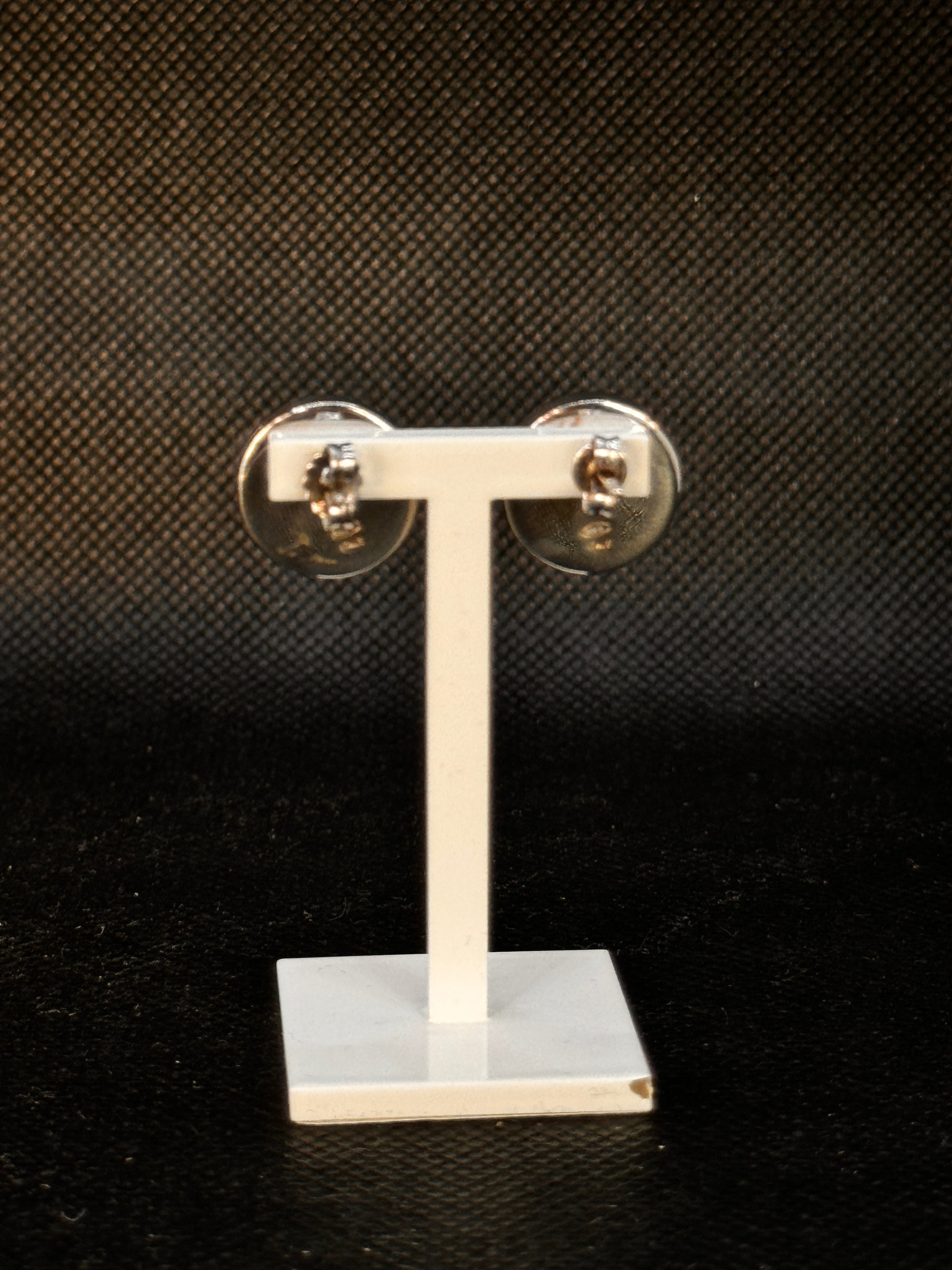 Pianegonda Silber Creolen mit schwarzem Onyx – OA010342