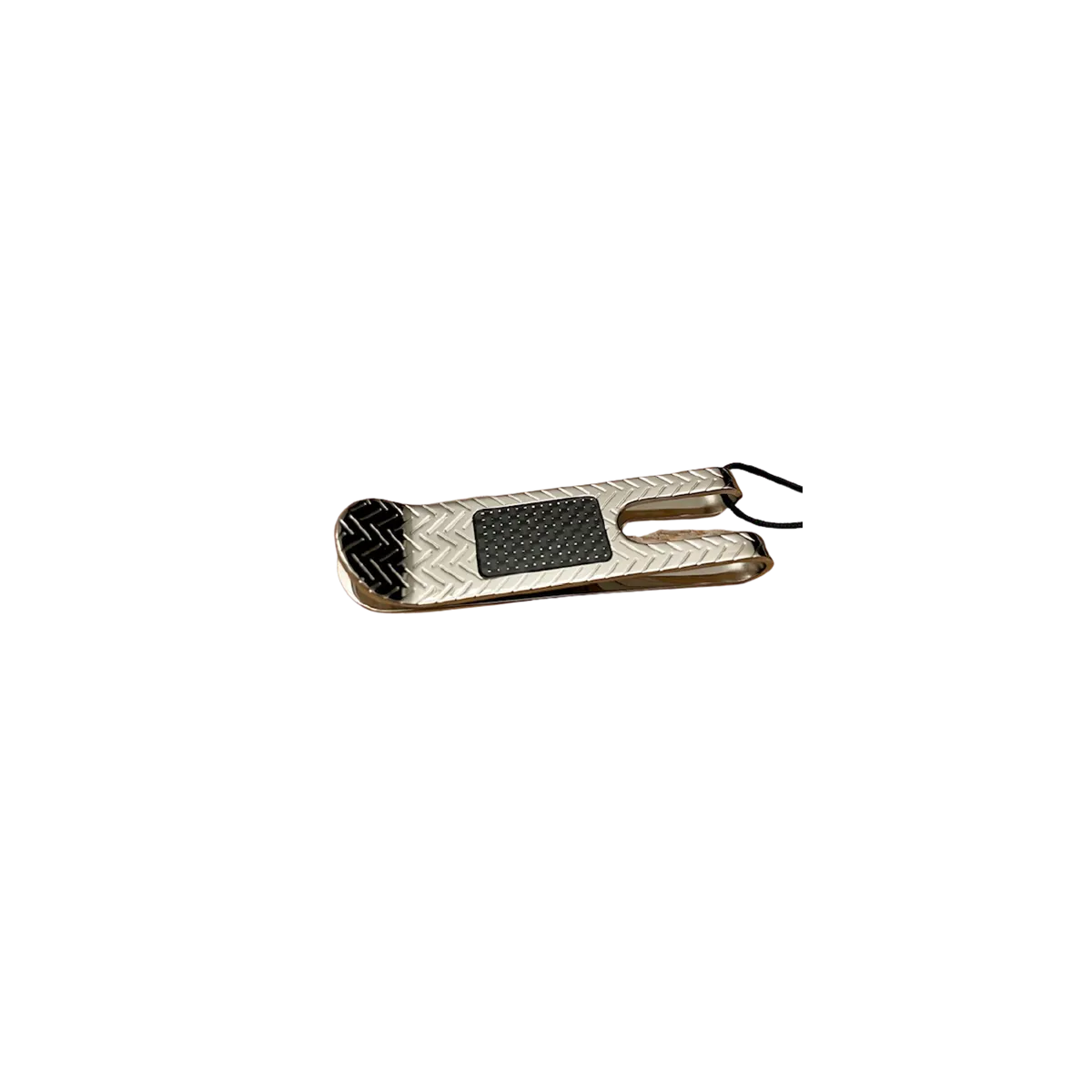 Fermasoldi Uomo Acciaio rosè Zancan con Centrale in pvd nero