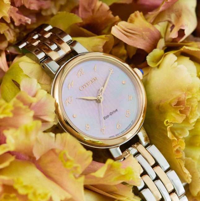 Orologio Citizen Lady, eco-drive, Quadrante Rosa sfumato, 28mm - EM0996-84Y