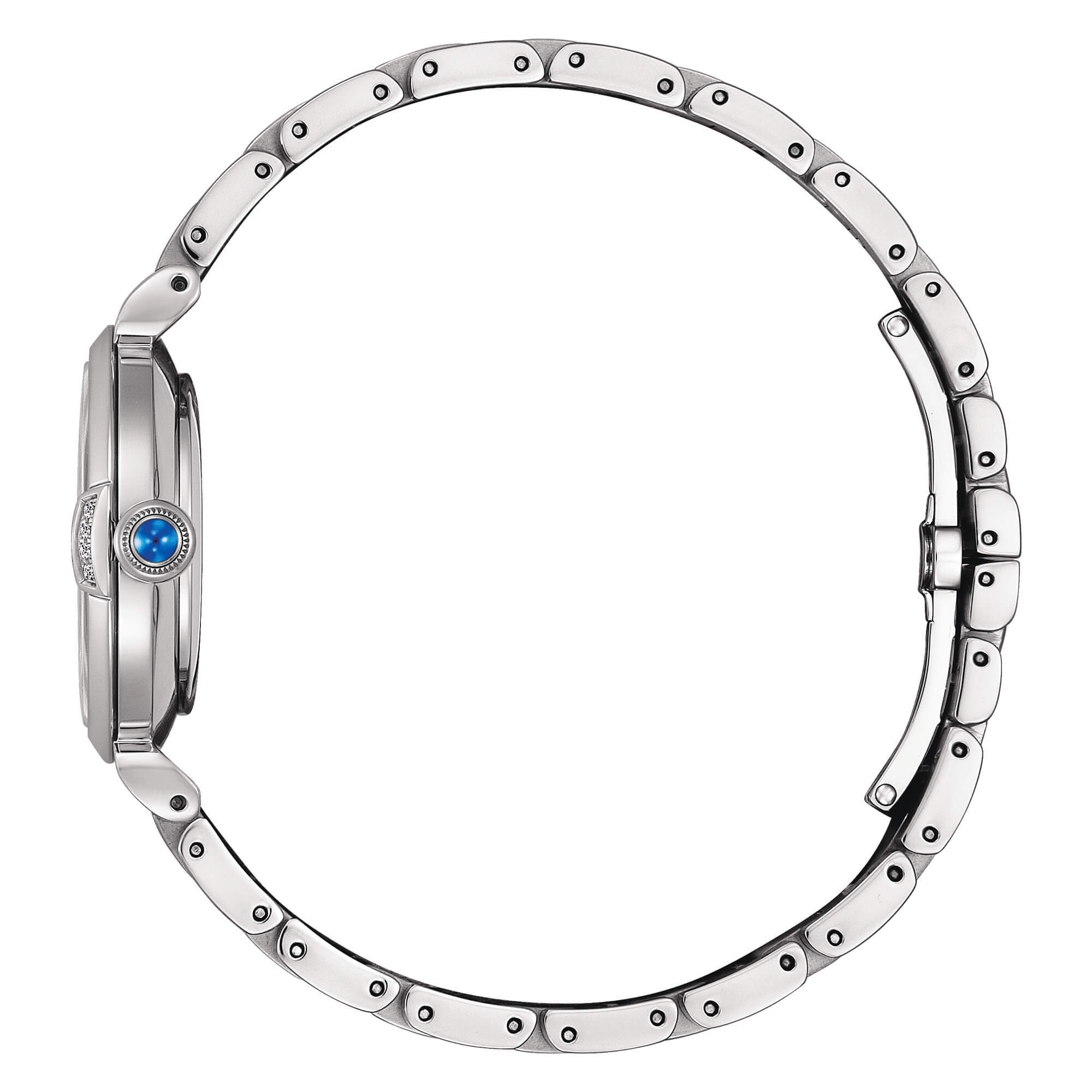 Orologio Citizen Lady, Collezione Maybell, Diamond Bezel, Quadrante Madreperla, 29mm - EM1060-87N