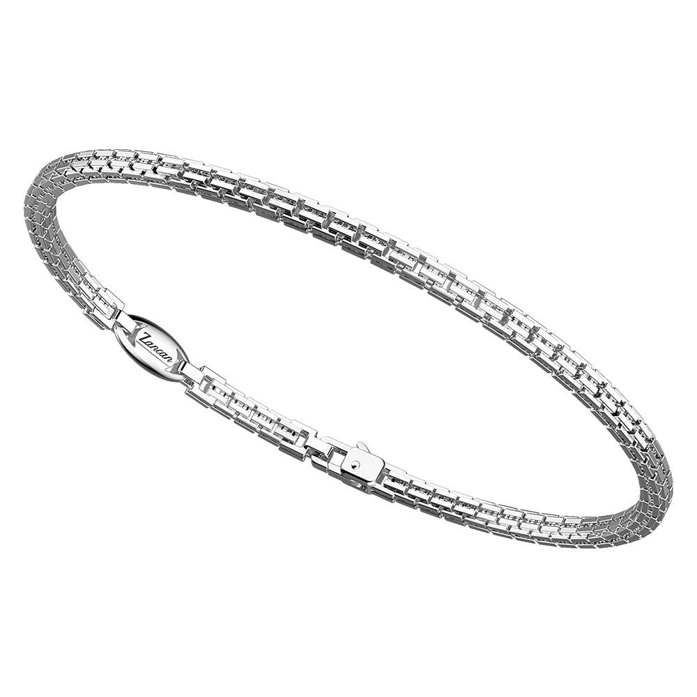 Bracciale Zancan solo maglia in argento, COLLEZIONE INSIGNIA 925 – ESB085