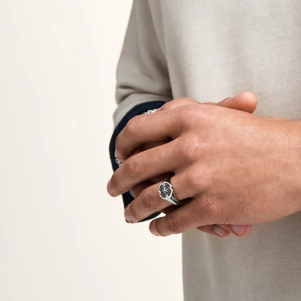 ZANCAN HERREN-SILBERRING, COSMOPOLITAN KOLLEKTION – EXA175