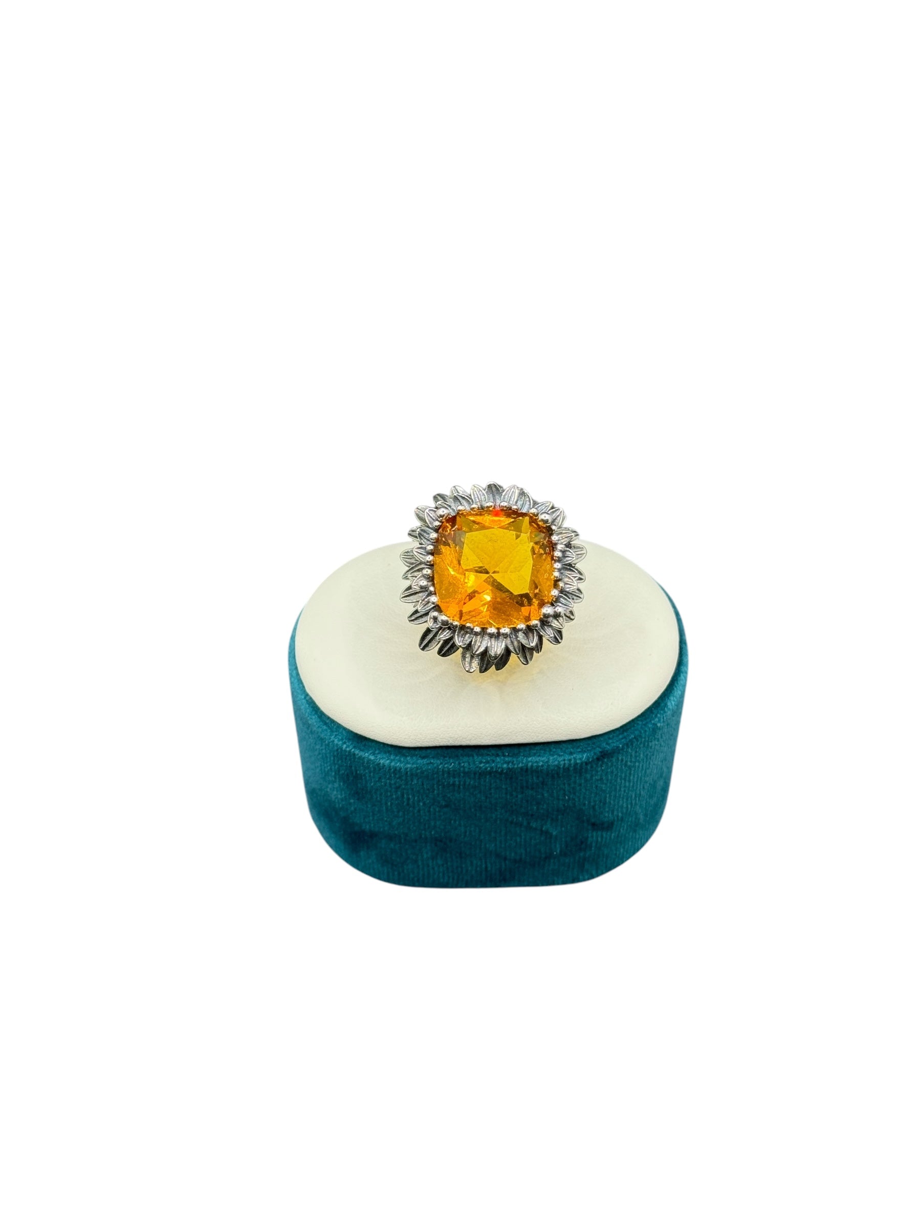 Labriola Silberring mit gelbem Citrinquarz – 2221