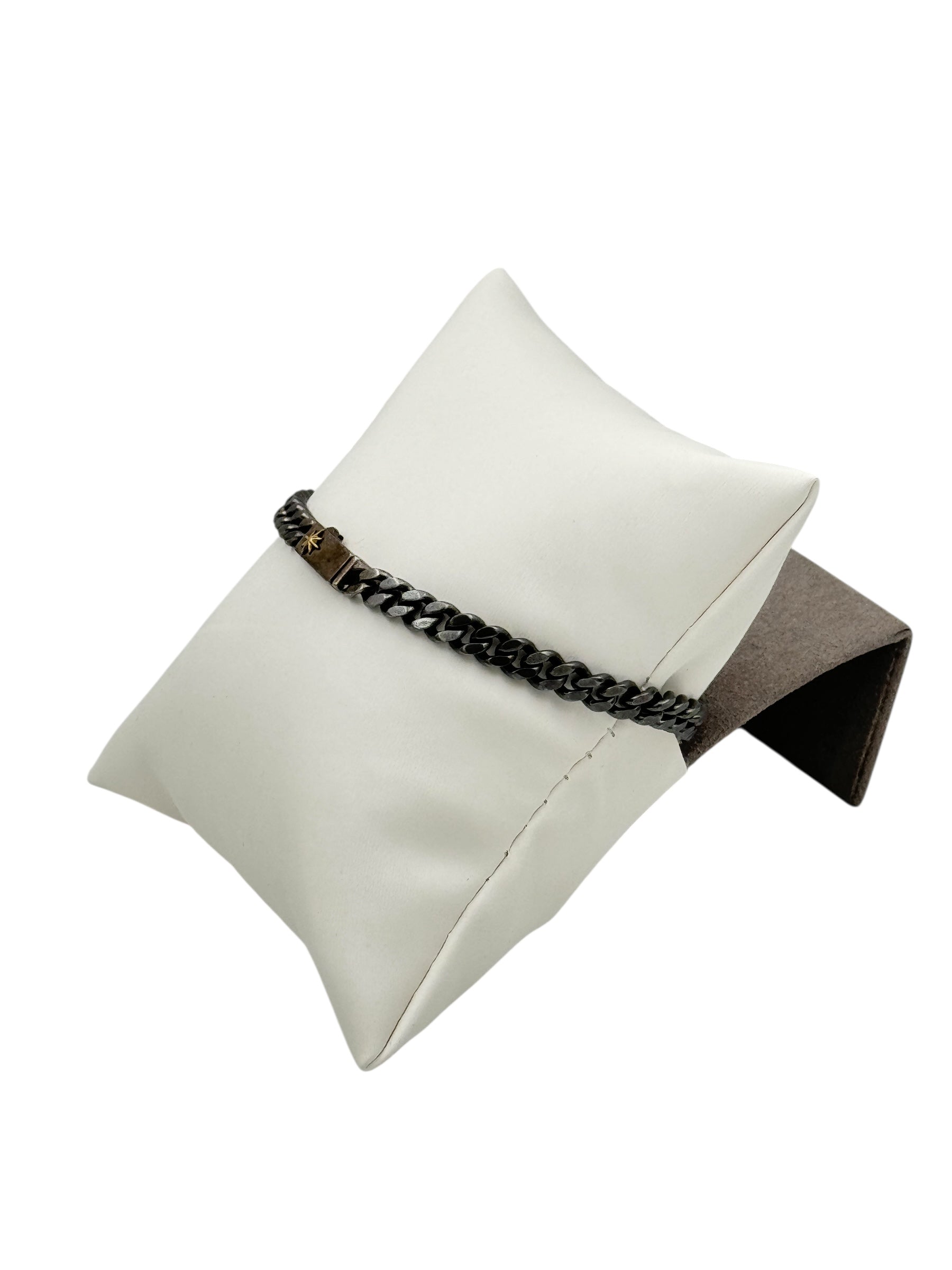 Bracciale Zancan da uomo in argento brunito, collezione Cosmopolitan - EXB659-N