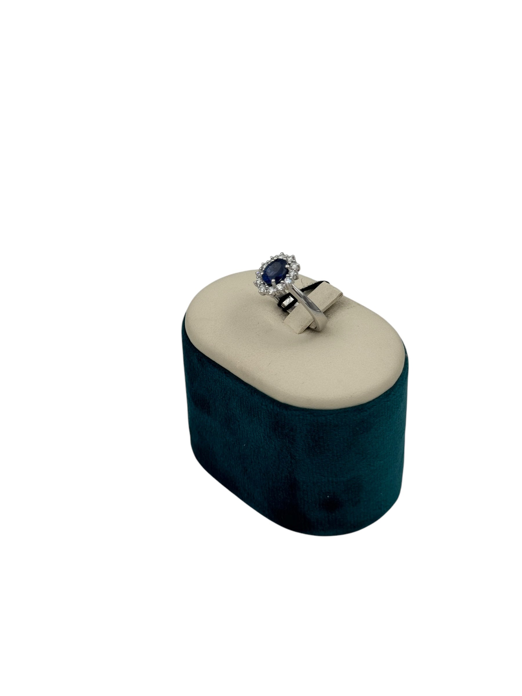 Giorgio Visconti Sapphire Ring with Diamonds, 1.15ct Sapphires - AB17142BZ