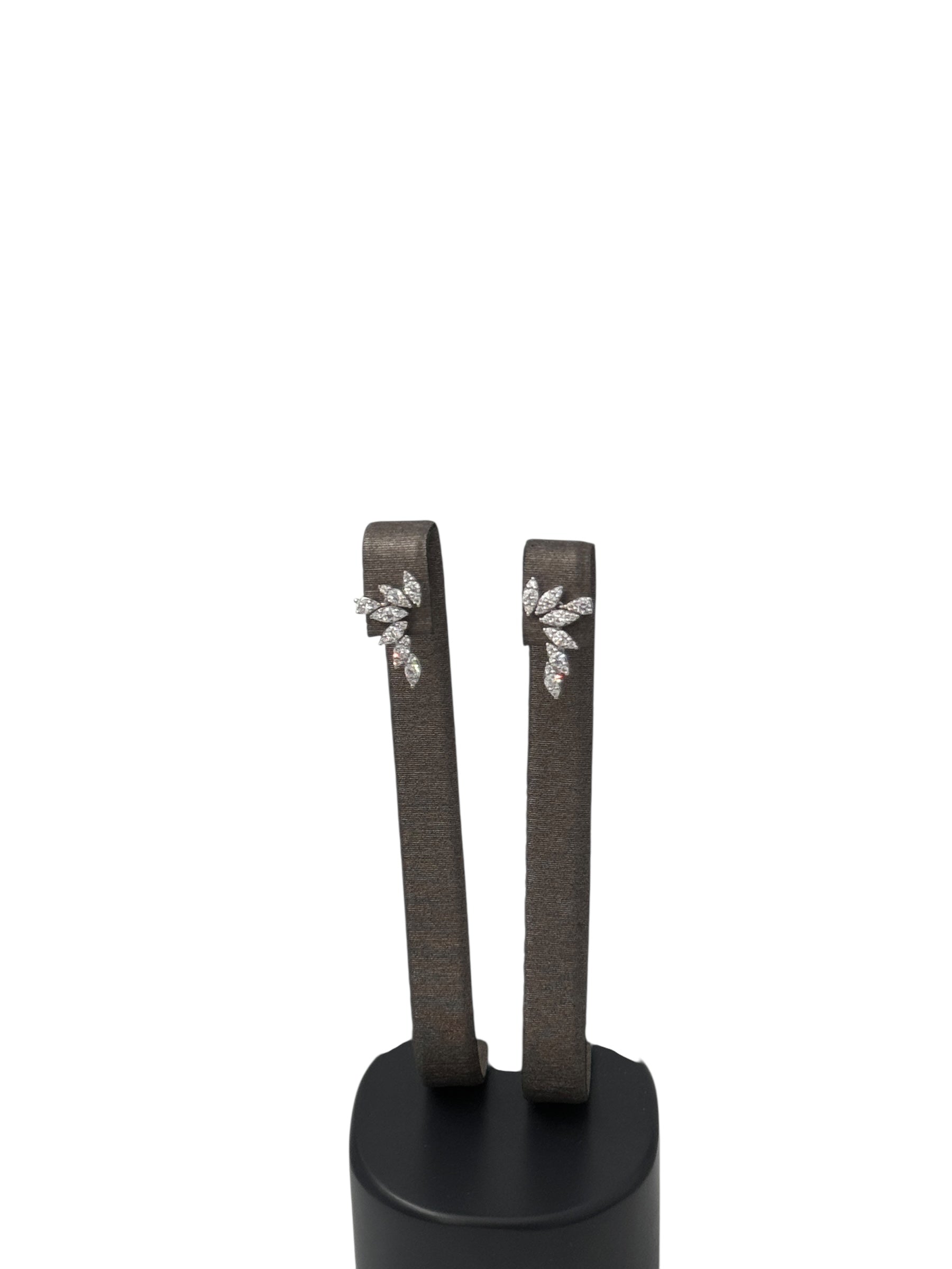 Orecchini Buonocore in oro bianco 18kt e diamanti, 0.49ct - 1714A01DW-2