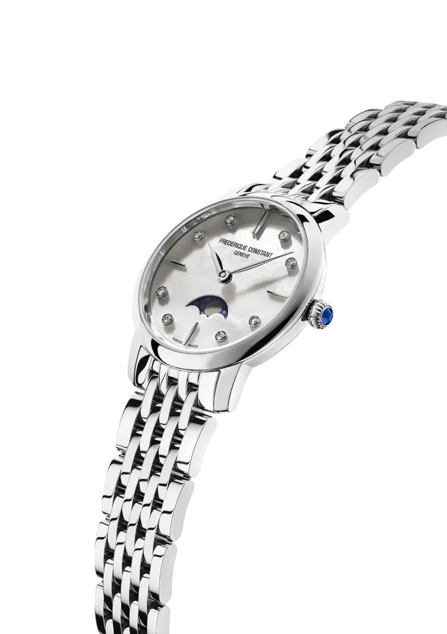 Classics Slimline Damen Mondphase, 30 mm - FC-206MPWD1S6B