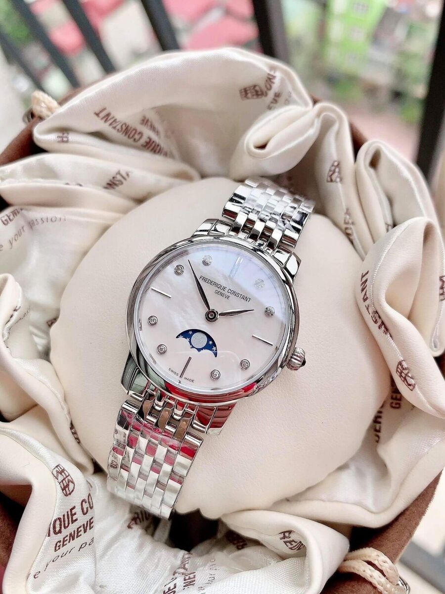 Classics Slimline Damen Mondphase, 30 mm - FC-206MPWD1S6B
