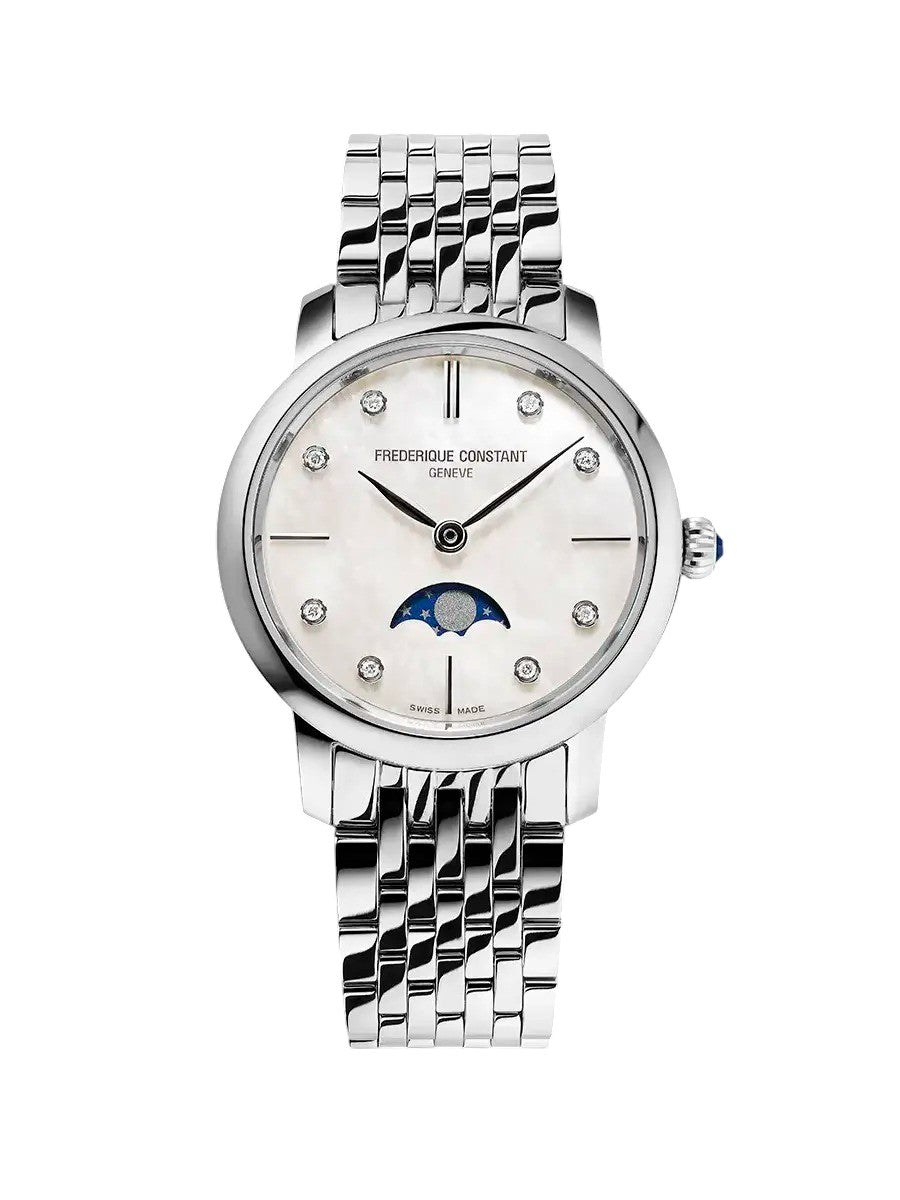 Classics Slimline Damen Mondphase, 30 mm - FC-206MPWD1S6B