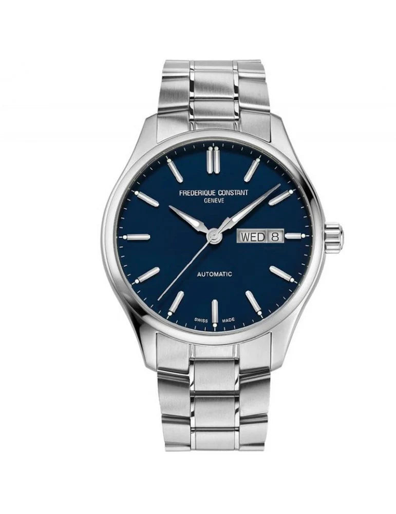 Orologio Frederique Constant, Classics Index Automatic, Day-date, quadrante blu, 40mm - FC-304NN5B6B